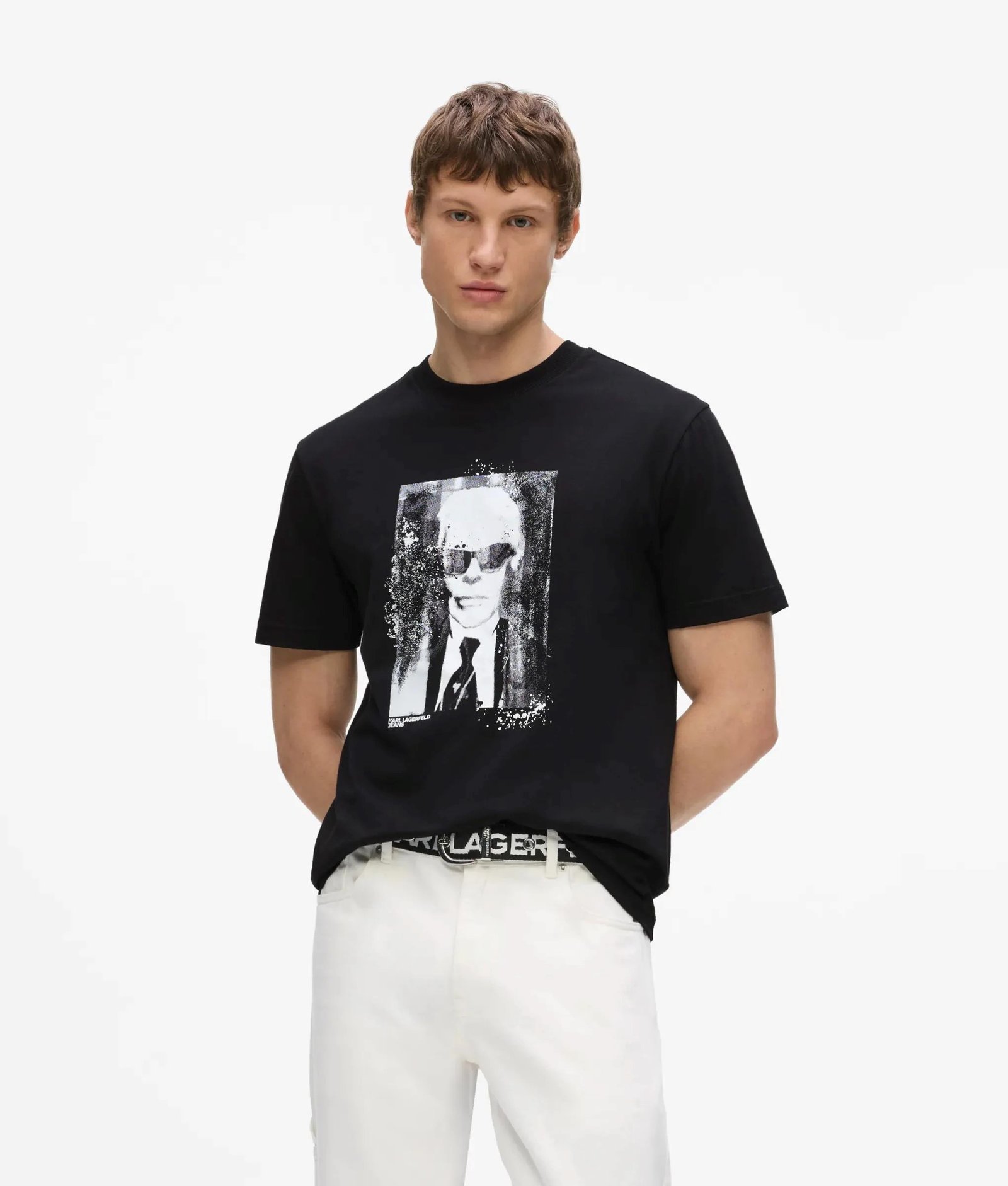 KLJ REG KARL KAMEO TEE | BLACK