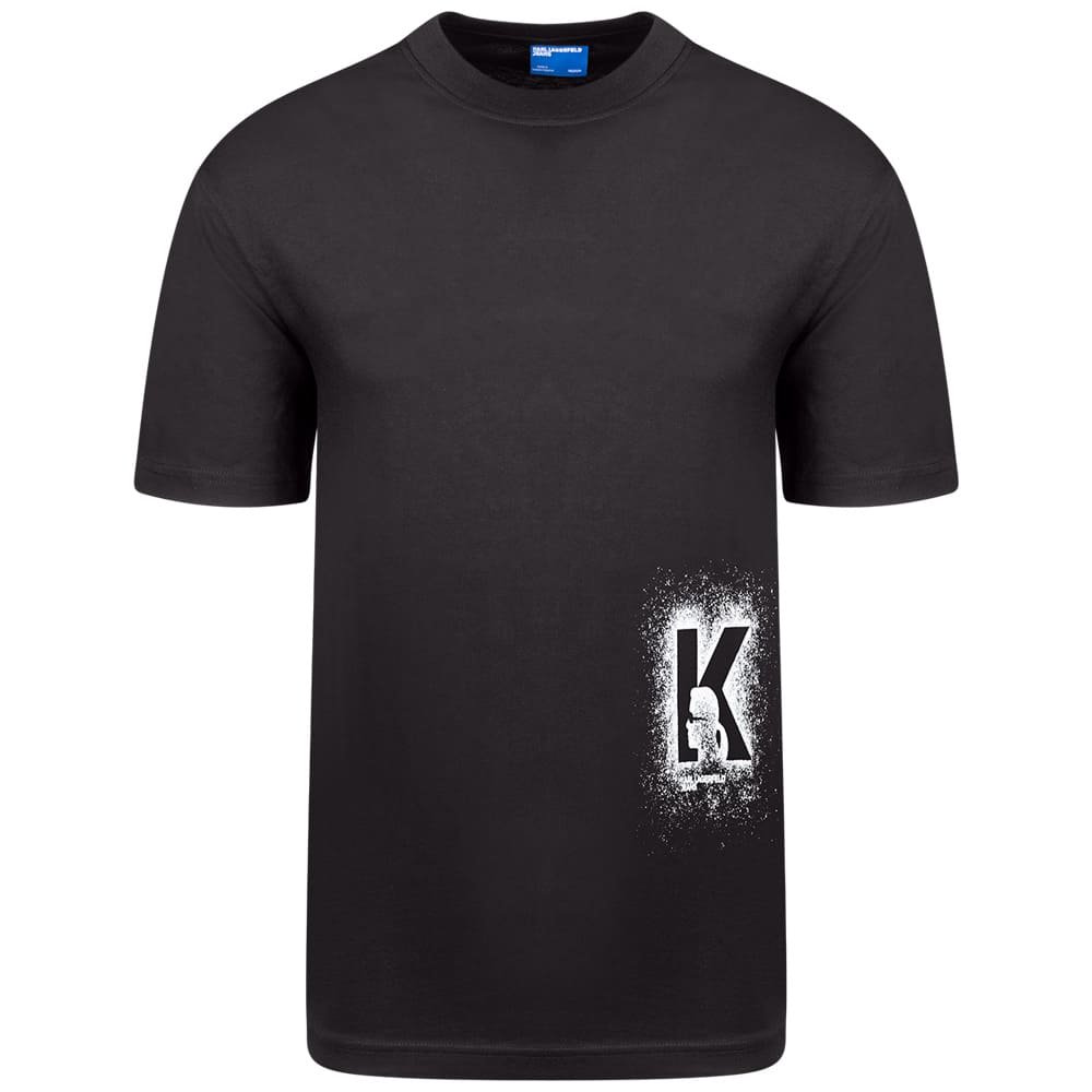 KLJ REG K LOGO TEE | BLACK