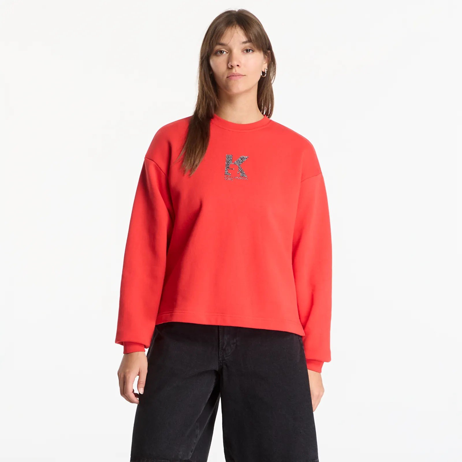 KLJ REG K LOGO SWEAT | RED