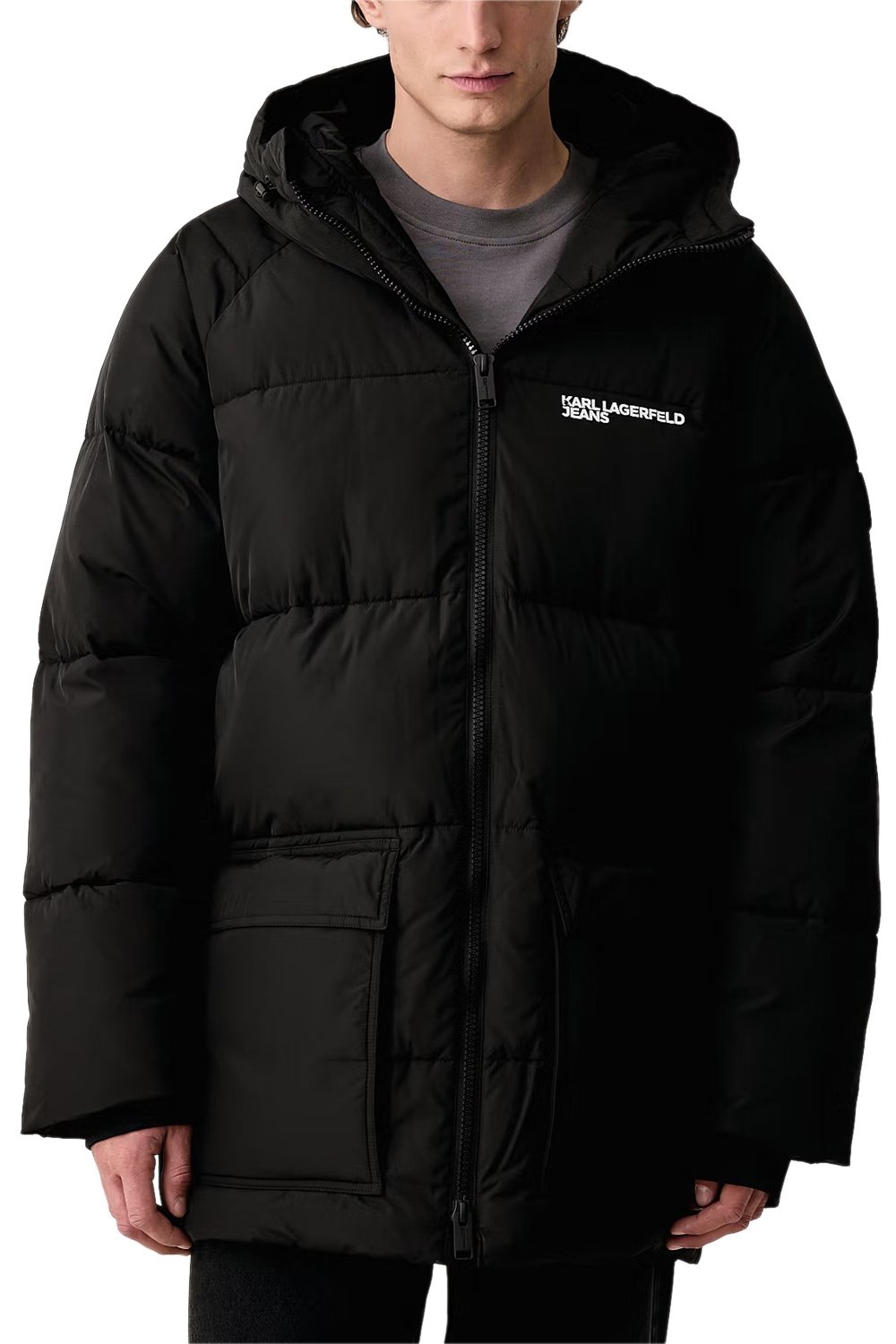 KLJ MIDI PUFFER | BLACK