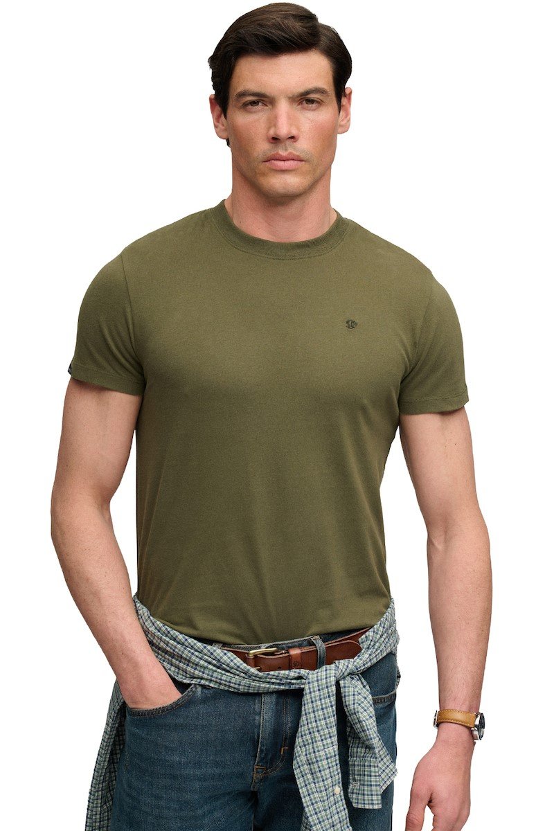 ESSENTIAL SDCO LOGO EMB TEE ΜΠΛΟΥΖΑ ΑΝΔΡΙΚΟ | DARK OLIVE