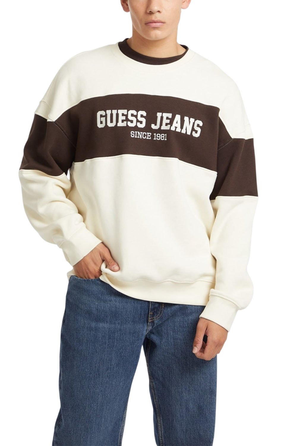 GJ CN OS HORIZONT STRIPE SWEAT ΦΟΥΤΕΡ ΑΝΔΡΙΚΟ | BEIGE