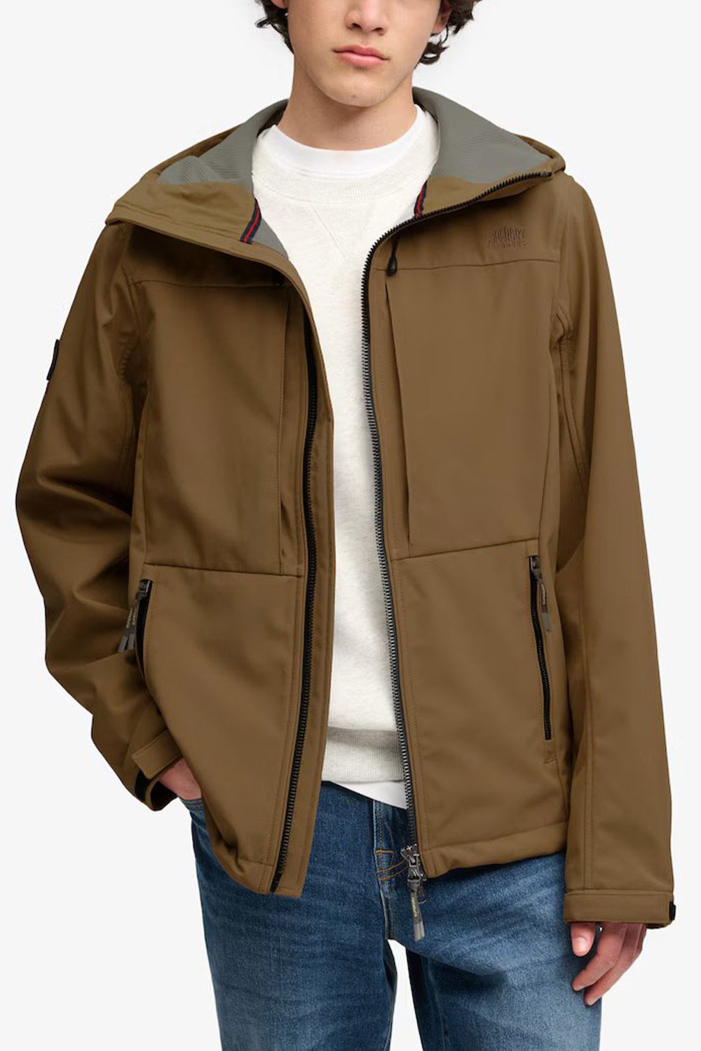HOODED SOFTSHELL TREKKER JKT ΜΠΟΥΦΑΝ ΑΝΔΡΙΚΟ | SAND
