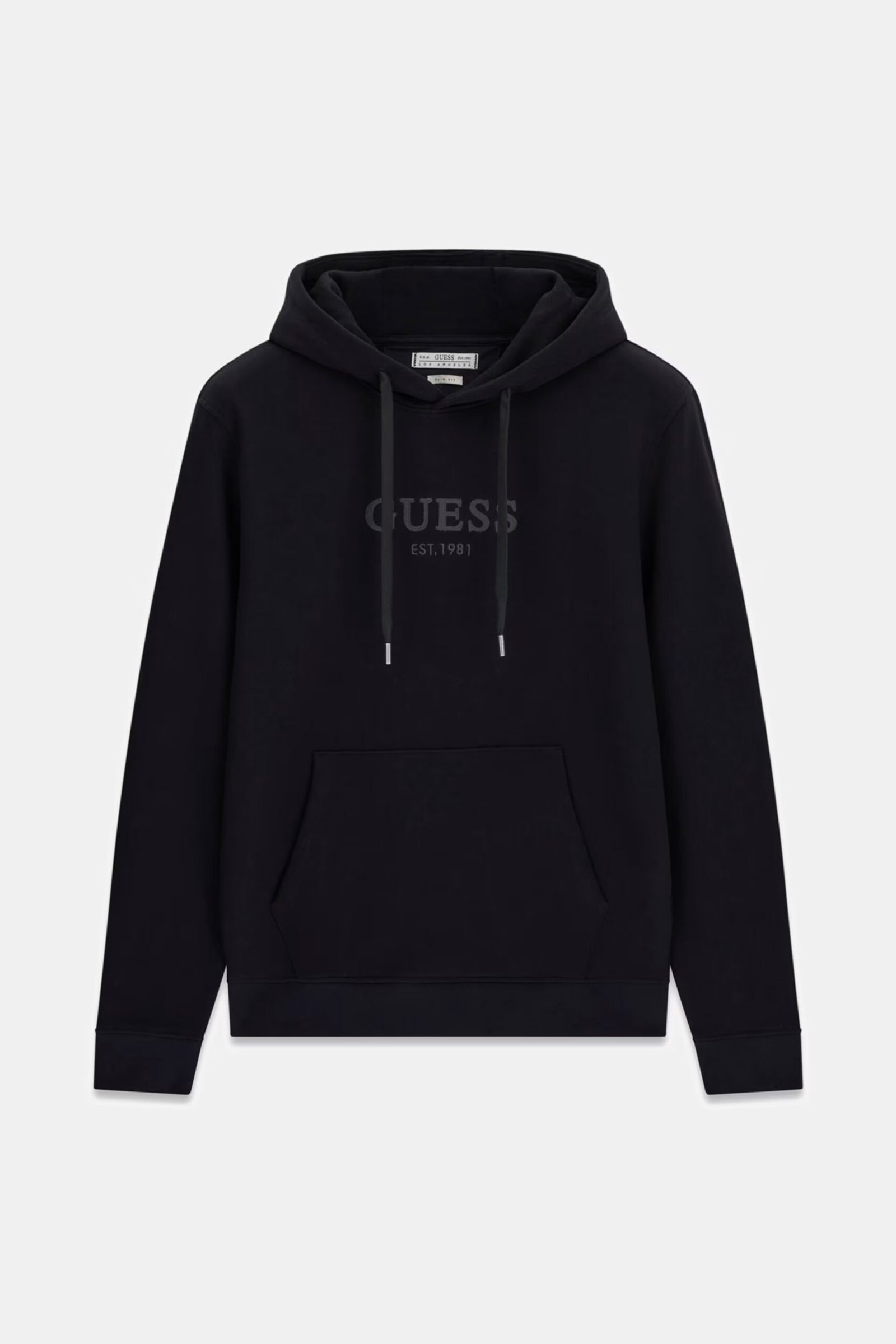 LS BASIC BOX LOGO HOODIE ΦΟΥΤΕΡ ΑΝΔΡΙΚΟ | BLACK