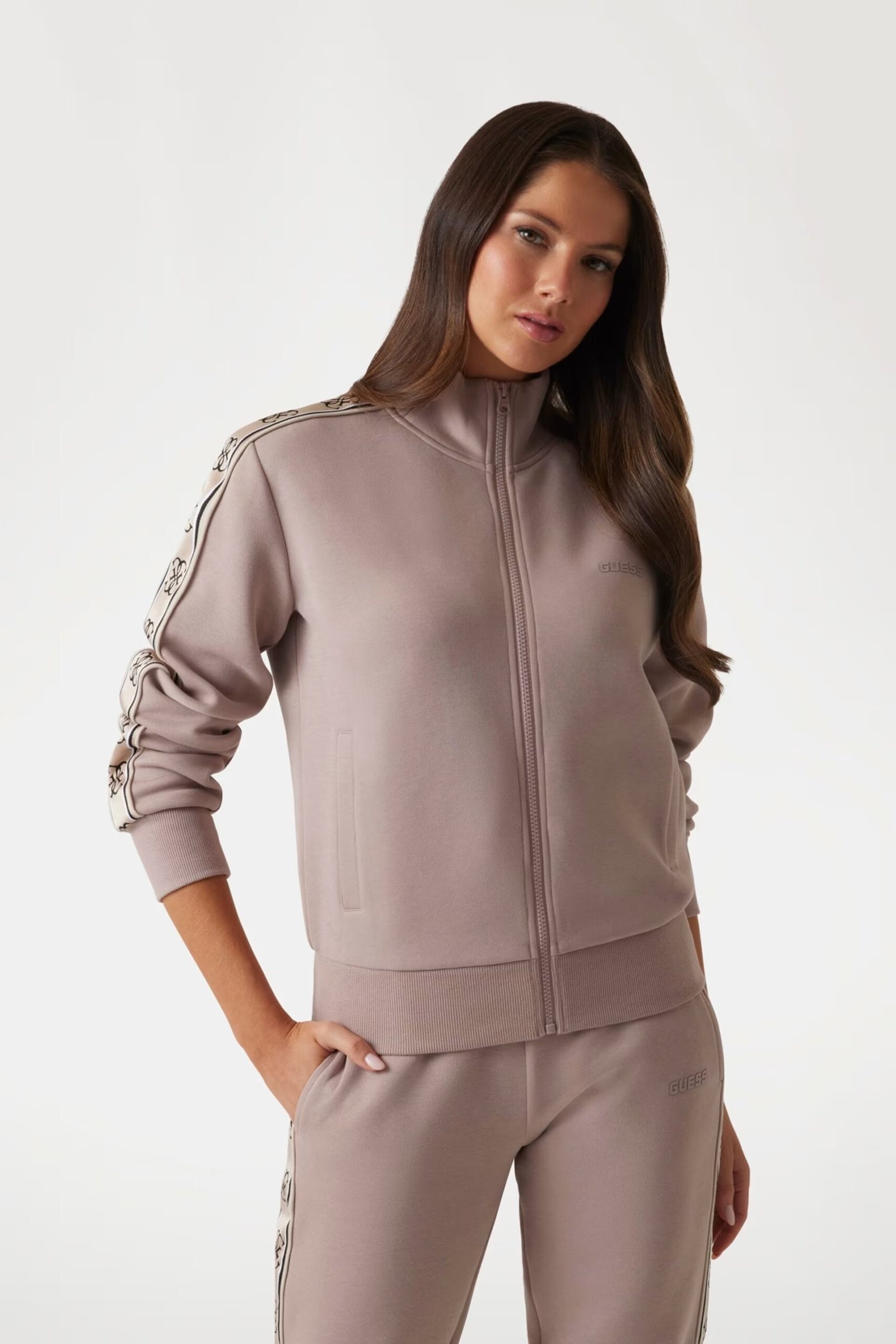 BRITNEY FULL ZIP SWEATSHIRT ΦΟΥΤΕΡ ΓΥΝΑΙΚΕΙΟ | LIGHT BROWN