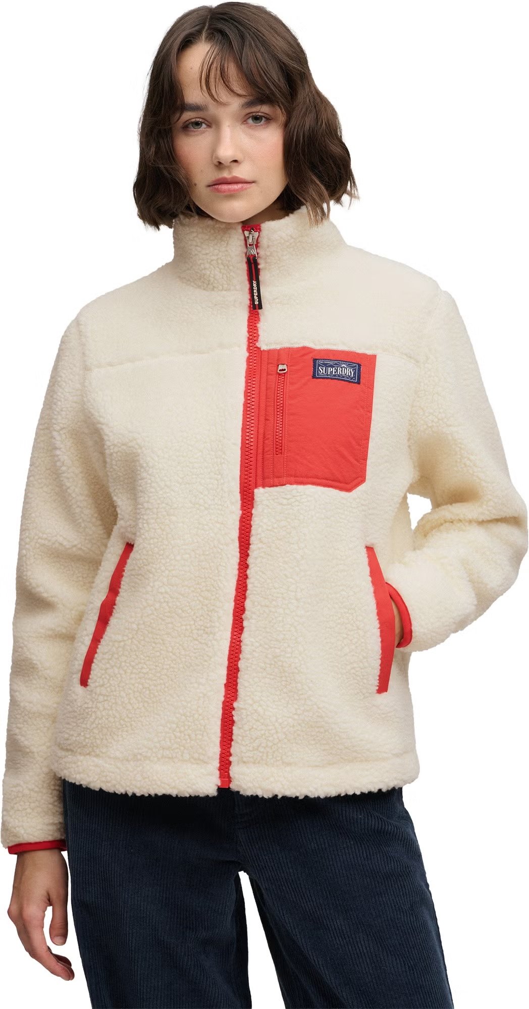 HERITAGE ZIP THROUGH FLEECE ΦΟΥΤΕΡ ΓΥΝΑΙΚΕΙΟ | OFF WHITE