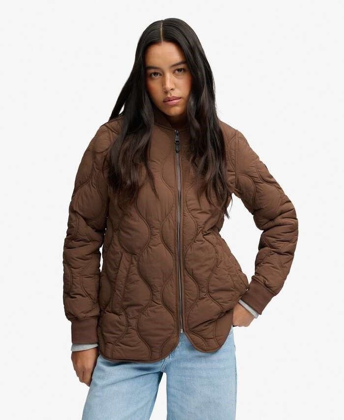 SHORT ONION QUILT LINER JKT ΦΟΥΤΕΡ ΓΥΝΑΙΚΕΙΟ | BROWN