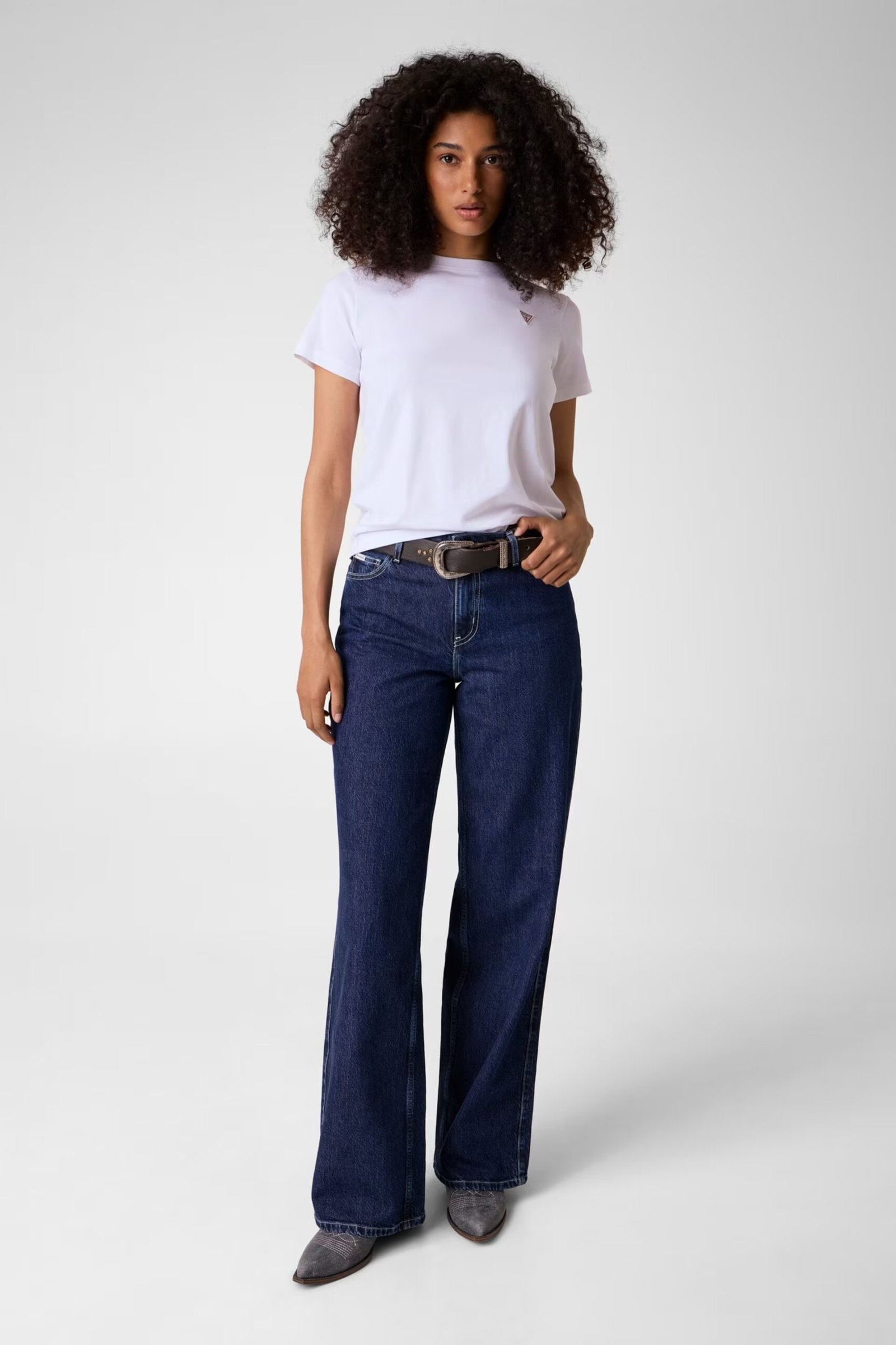 GJ G11 WIDE LEG FLAP POCKETS ΠΑΝΤΕΛΟΝΙ ΓΥΝΑΙΚΕΙΟ | DARK BLUE