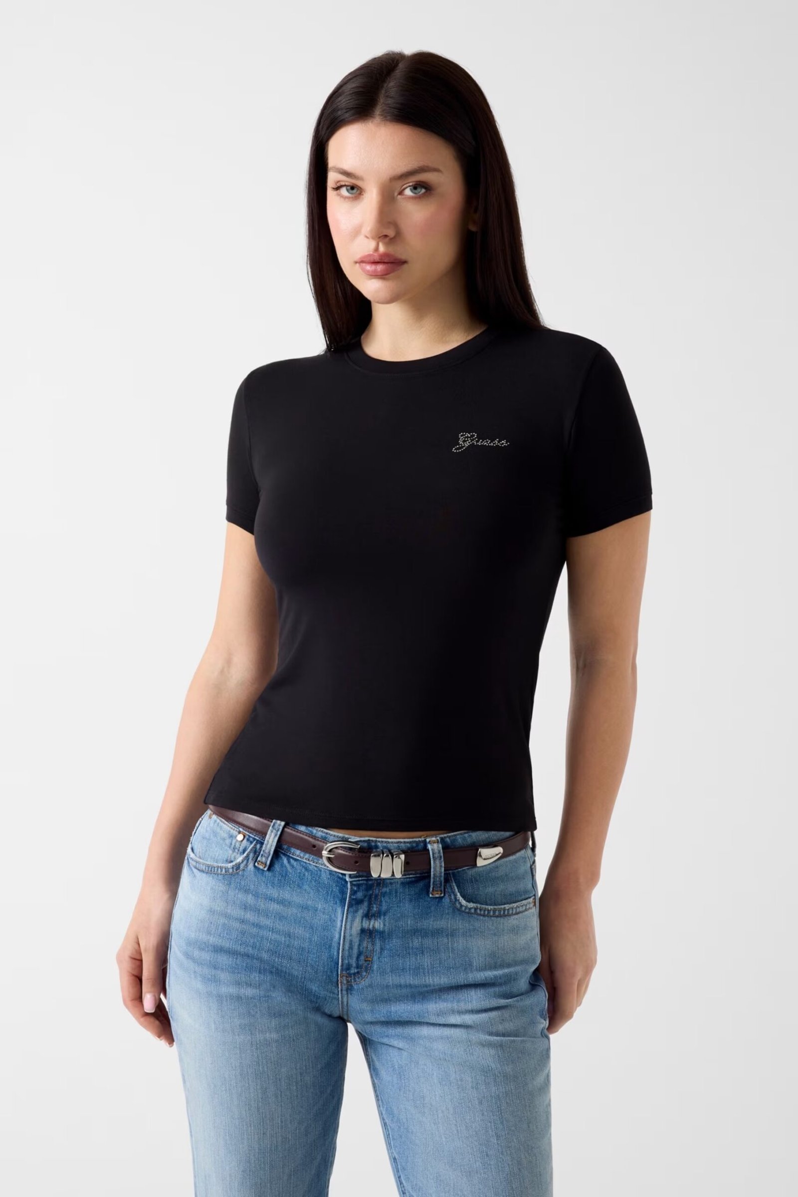 NEW SS CN MINI LOGO TEE ΜΠΛΟΥΖΑ ΓΥΝΑΙΚΕΙΟ | BLACK