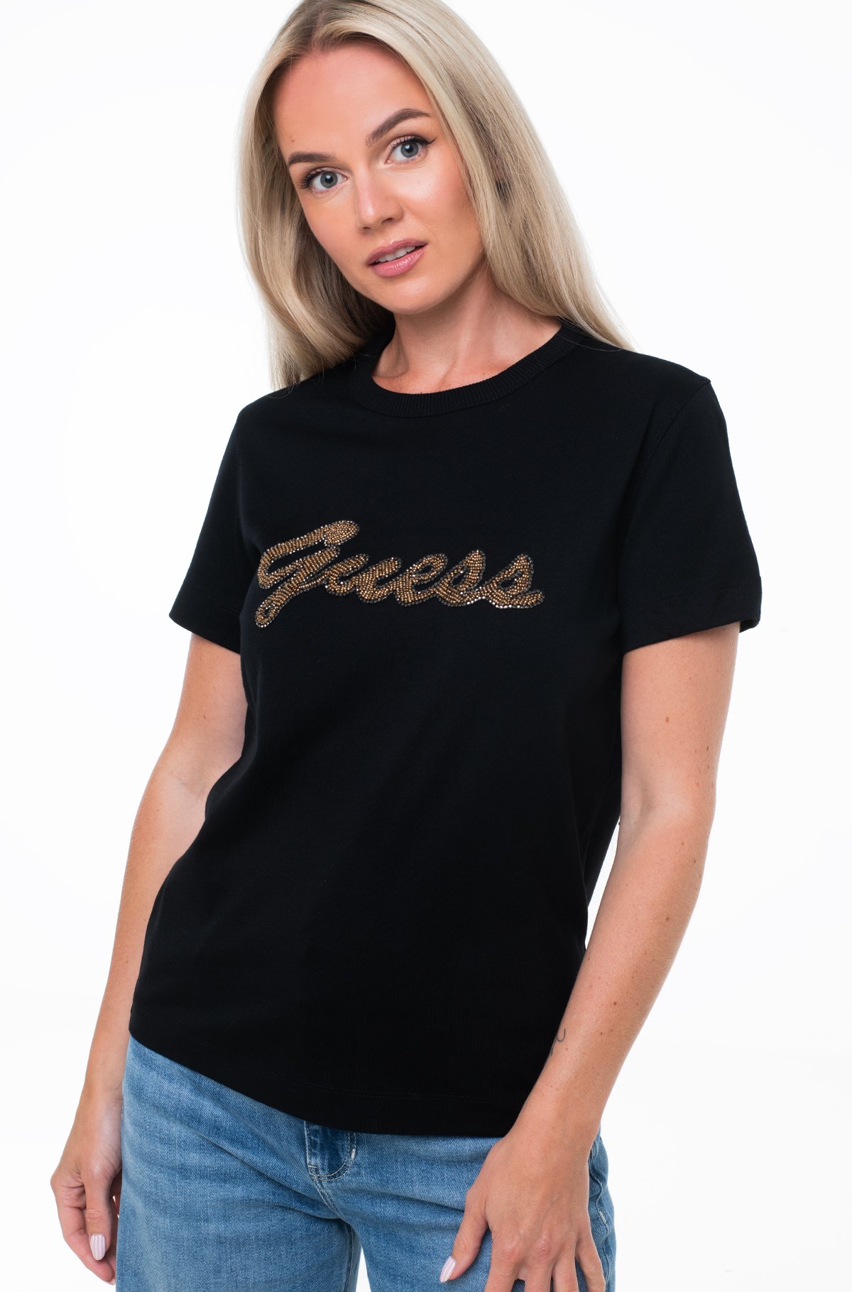 SS CN BEADS SCRIPT TEE ΜΠΛΟΥΖΑ ΓΥΝΑΙΚΕΙΟ | BLACK