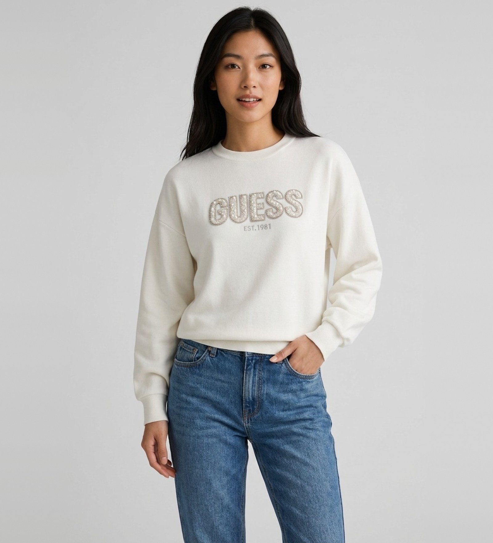 LS CN MADELINE LOGO SWTR ΜΠΛΟΥΖΑ ΓΥΝΑΙΚΕΙΟ | OFF WHITE