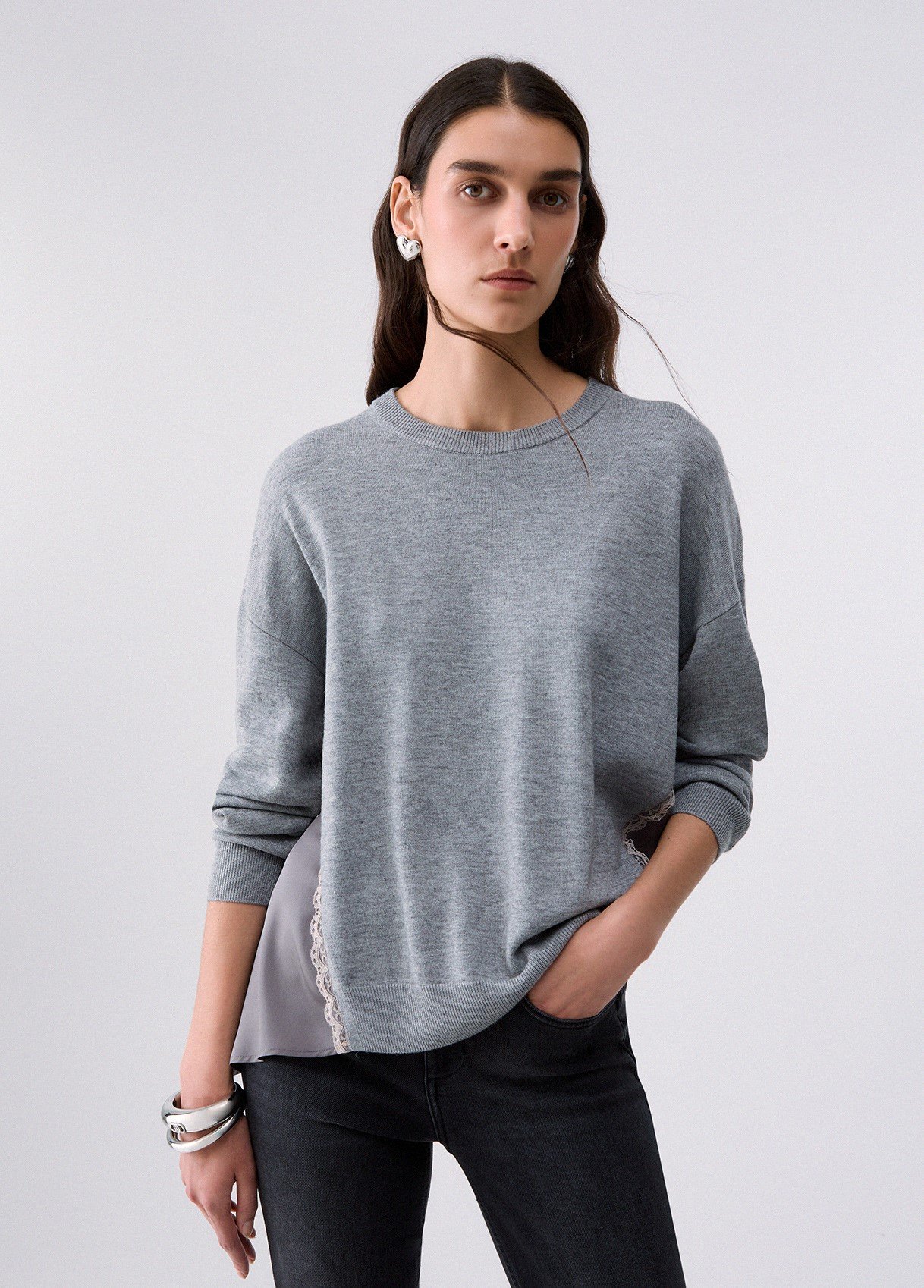 WHITE_WF6C23_PANT.TS PPT LUNGO ΠΑΝΤΕΛΟΝΙ ΓΥΝΑΙΚΕΙΟ | GREY