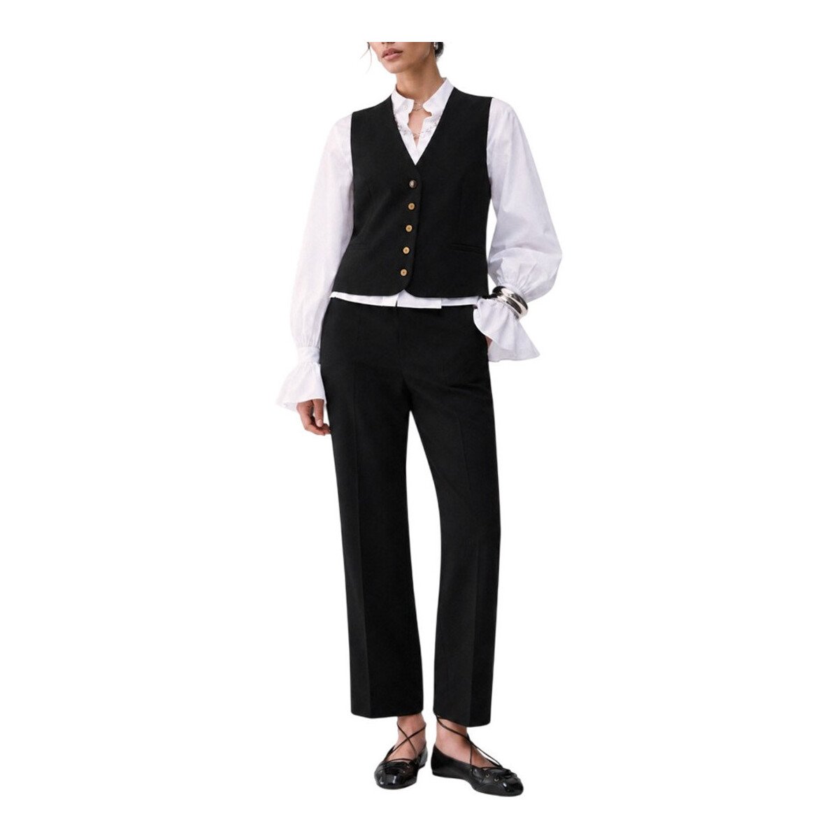 PANT.TS LUNGO STRAIGHT ΠΑΝΤΕΛΟΝΙ ΓΥΝΑΙΚΕΙΟ | BLACK