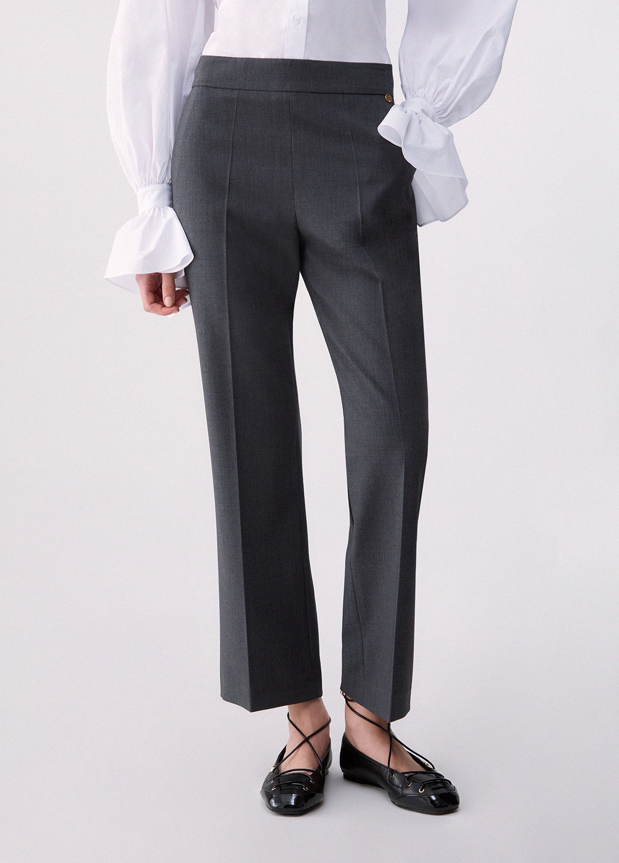 PANT.TS LUNGO STRAIGHT ΠΑΝΤΕΛΟΝΙ ΓΥΝΑΙΚΕΙΟ | DARK GREY