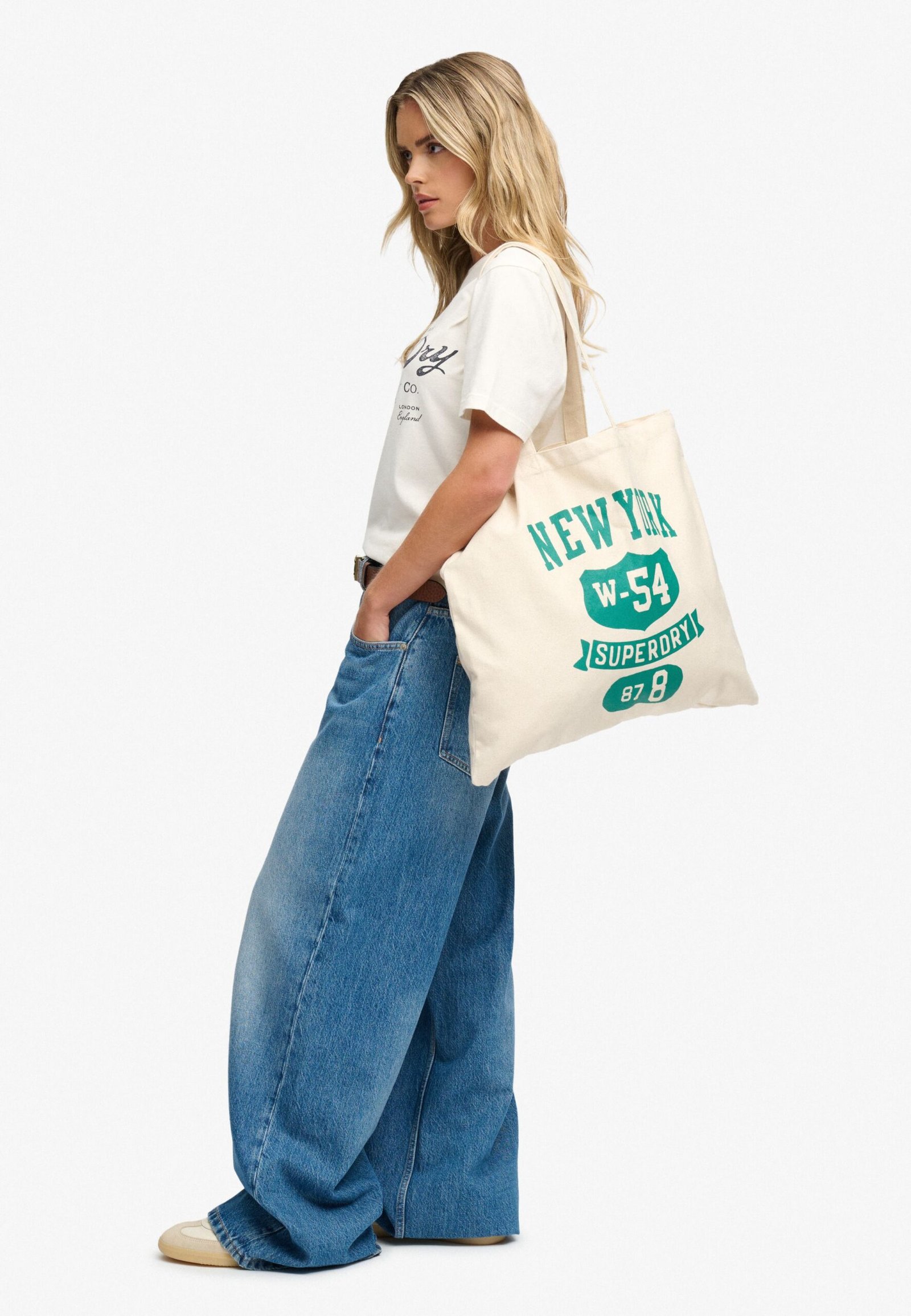 D1 OVIN SUPERDRY TOTE ΤΣΑΝΤΑ ΓΥΝΑΙΚΕΙΟ | OFF WHITE