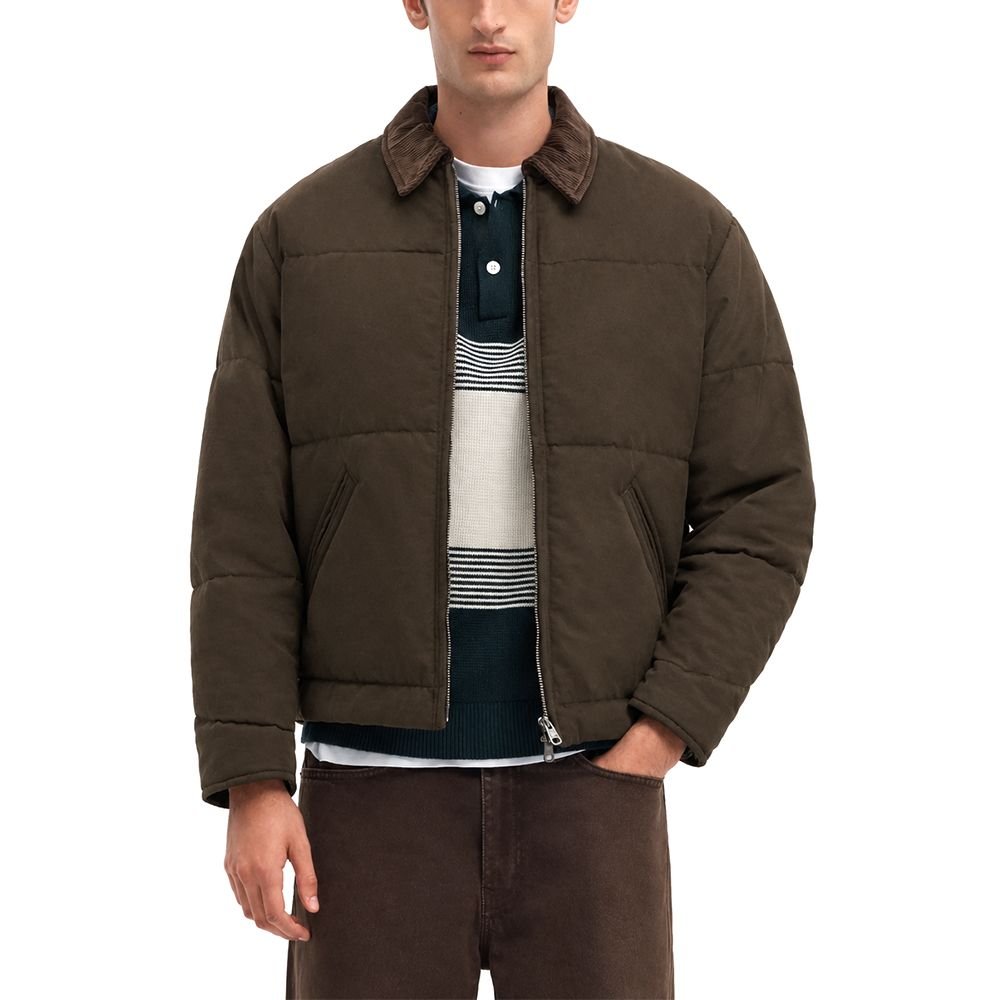 SLMGRANT FILLED CANVAS JKT | BROWN