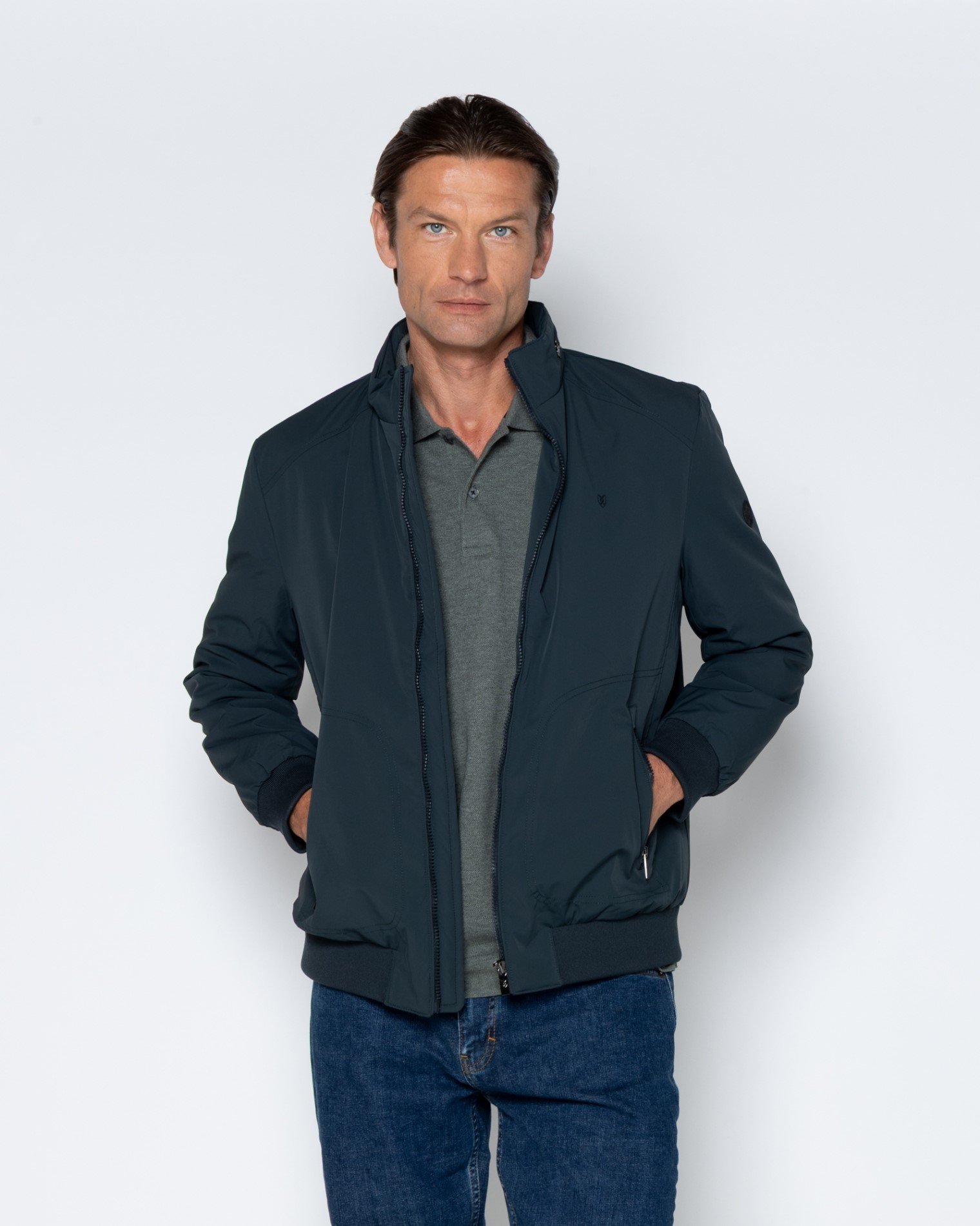 ΜΠΟΥΦΑΝ BOMBER REGULAR FIT | DARK GREEN