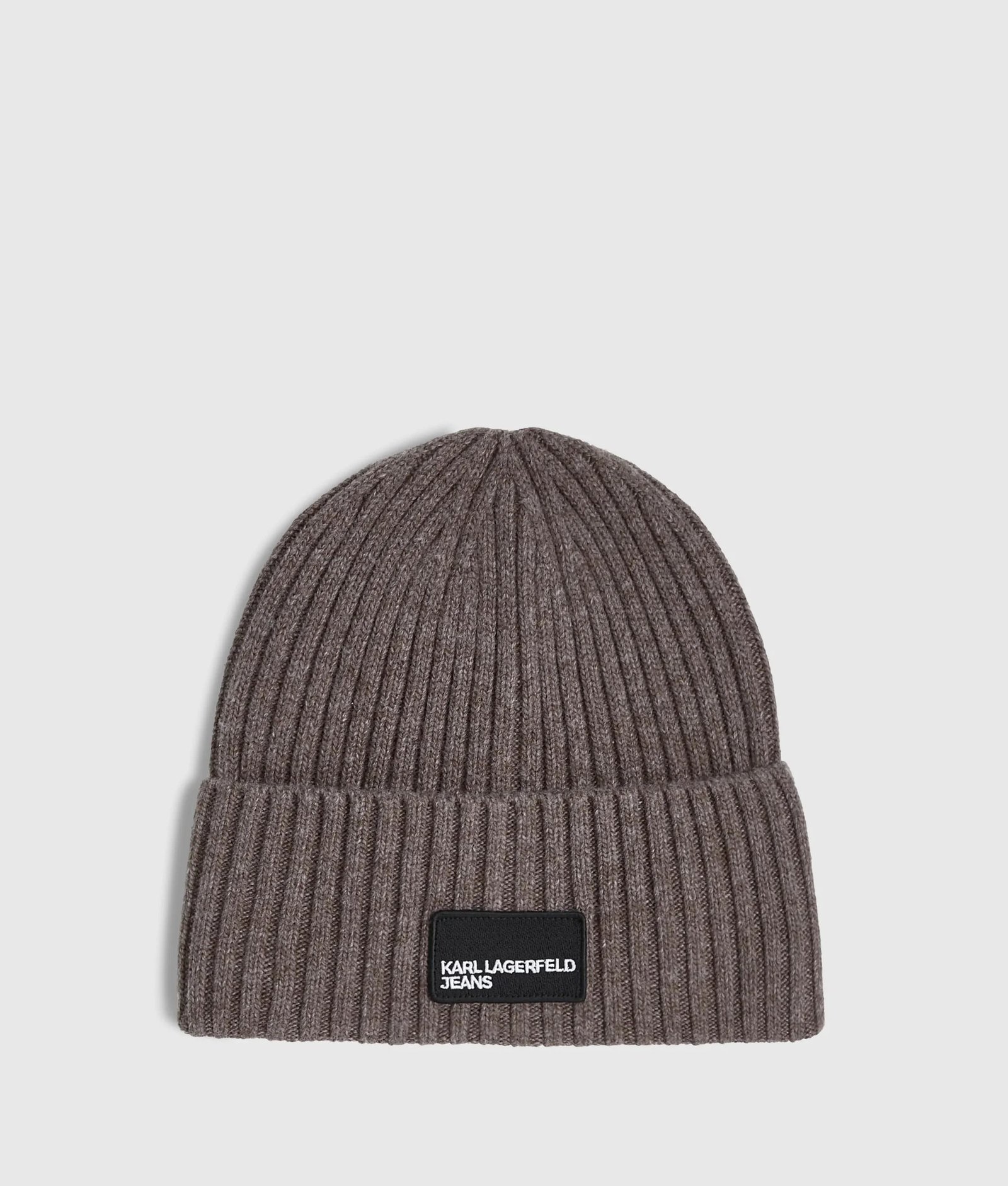 KLJ TURNED UP BEANIE | BROWN