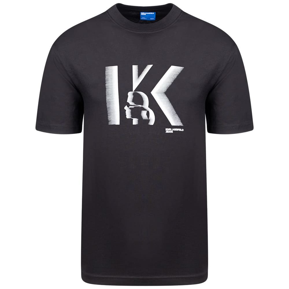 KLJ REG K LOGO TEE | BLACK