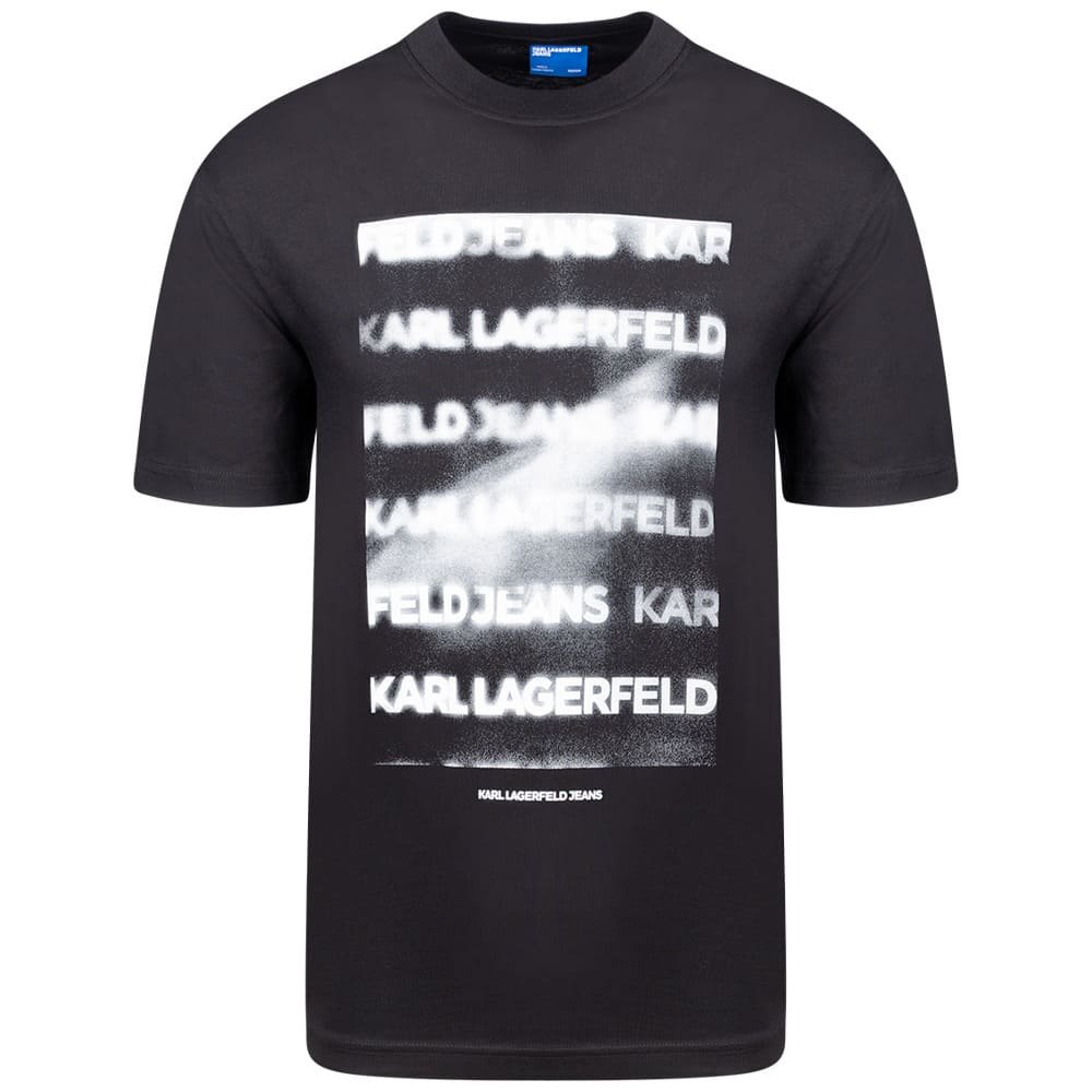 KLJ REG SMOKE LOGO TEE | BLACK