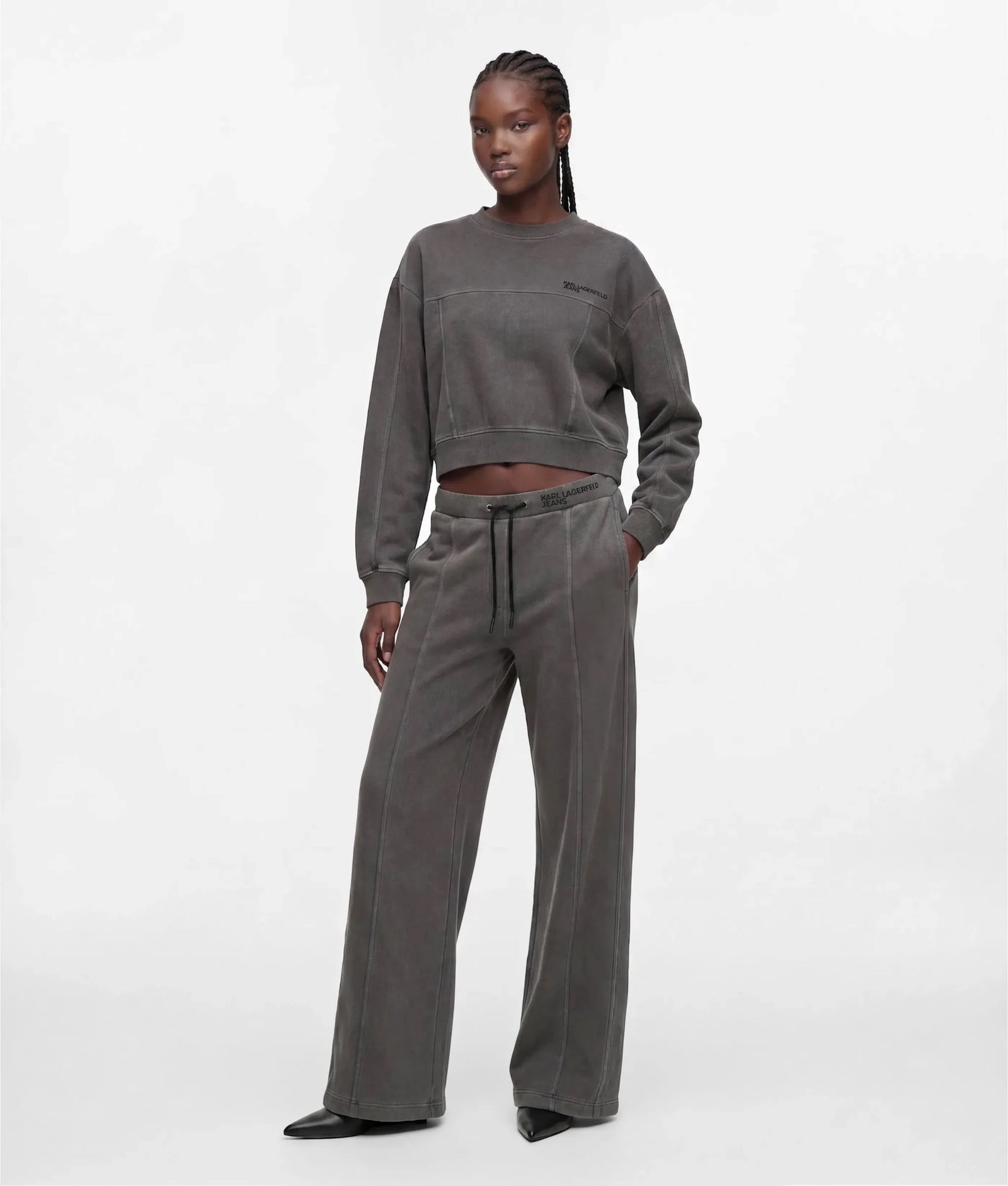 KLJ RELAXED WASHED SWEATPANT | ANTHRACITE