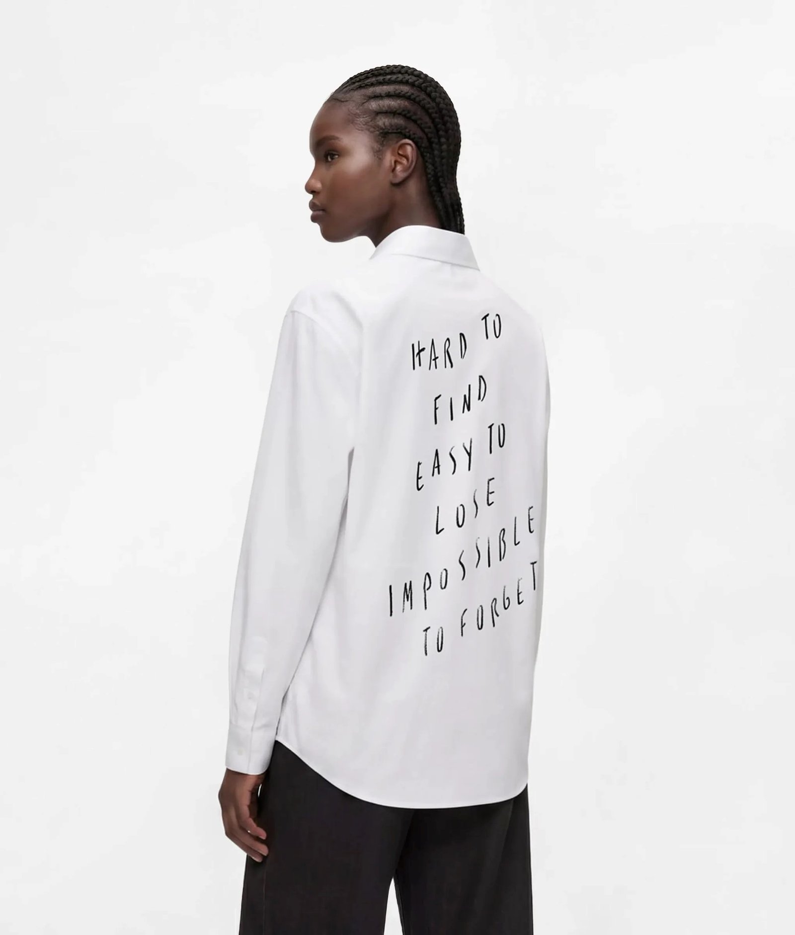 KLJ X PT RELAXED POPLIN SHIRT | WHITE