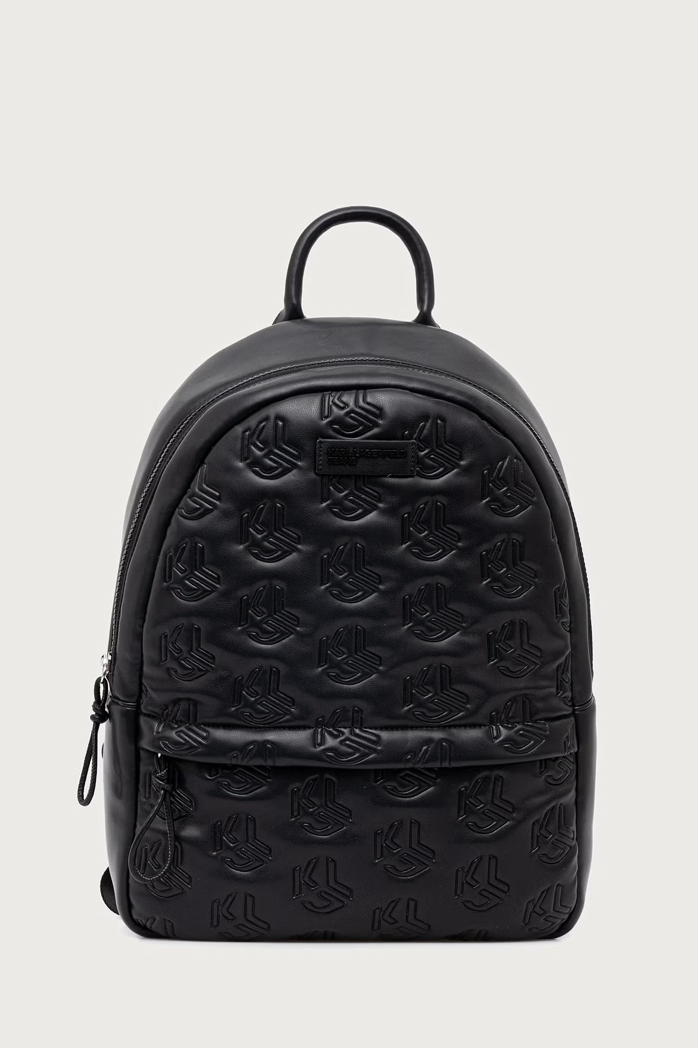 KLJ PUFFY PU BACKPACK | BLACK