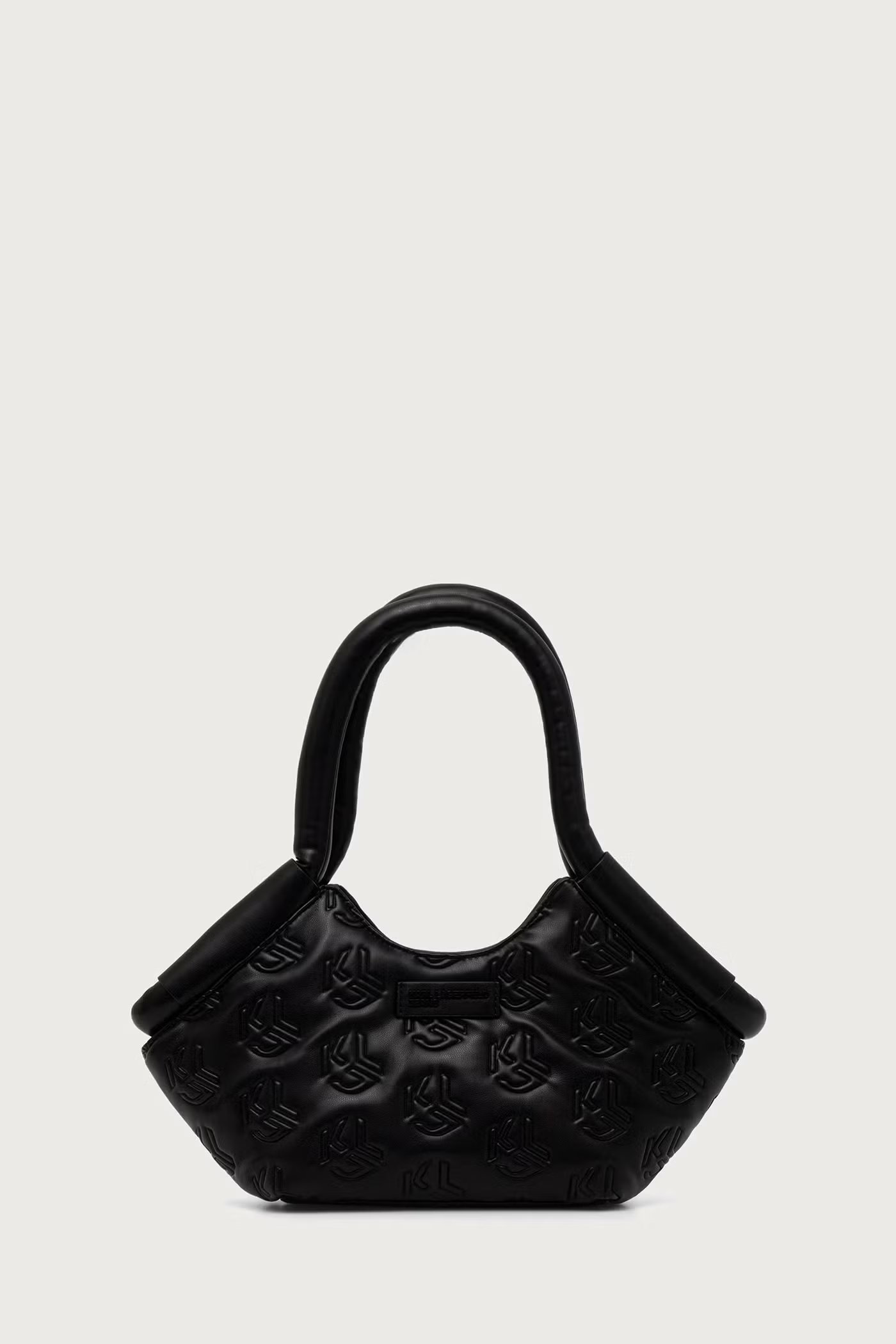 KLJ PUFFY PU EW SHOULDERBAG | BLACK