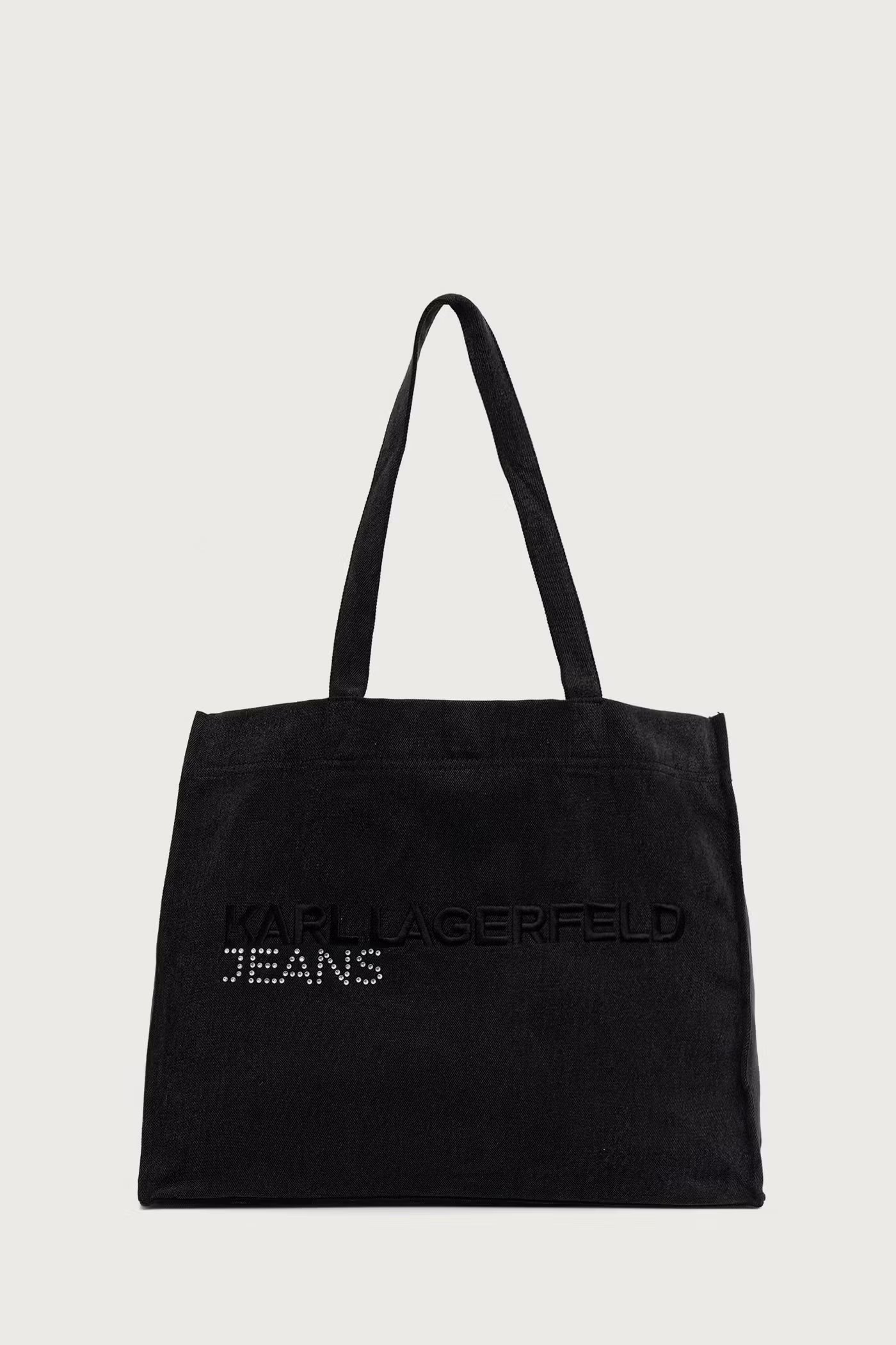 KLJ EW SHOPPER RHINESTONES | GREY