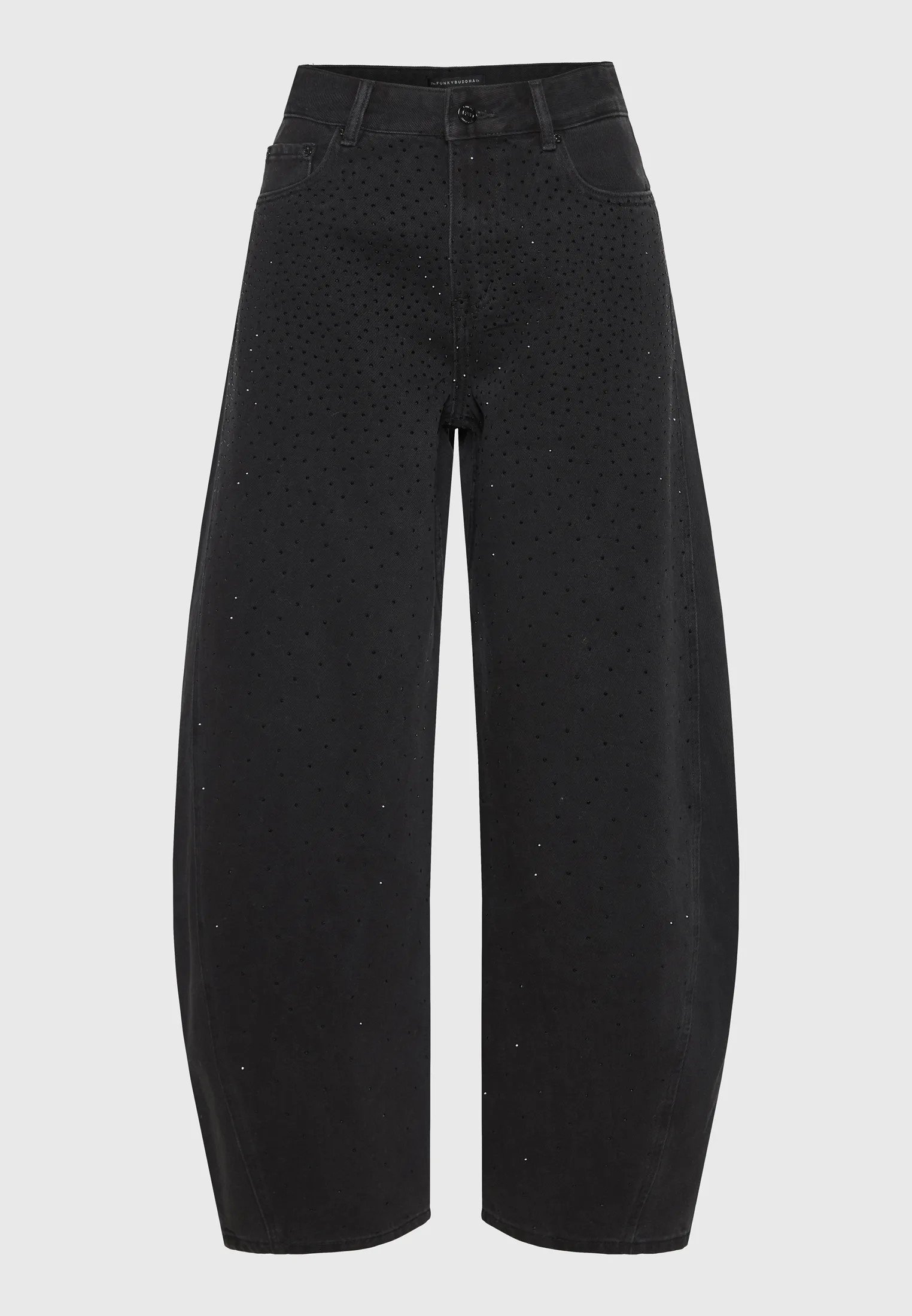 ΓΥΝΑΙΚΕΊO ΤΖΗΝ ΠΑΝΤΕΛΌΝΙ BAGGY FIT | BLACK