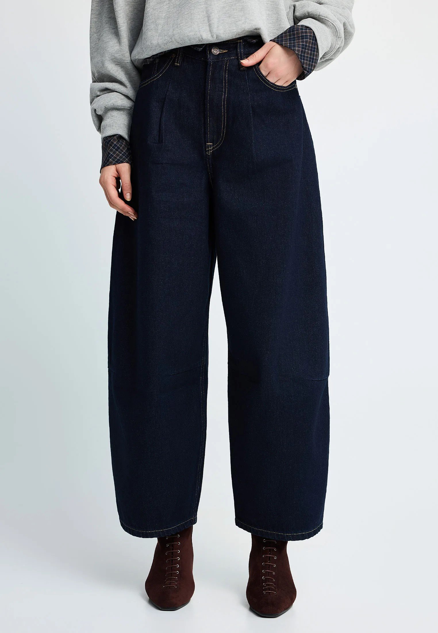 ΓΥΝΑΙΚΕΊO ΤΖΗΝ ΠΑΝΤΕΛΌΝΙ BALLOON FIT | DARK BLUE