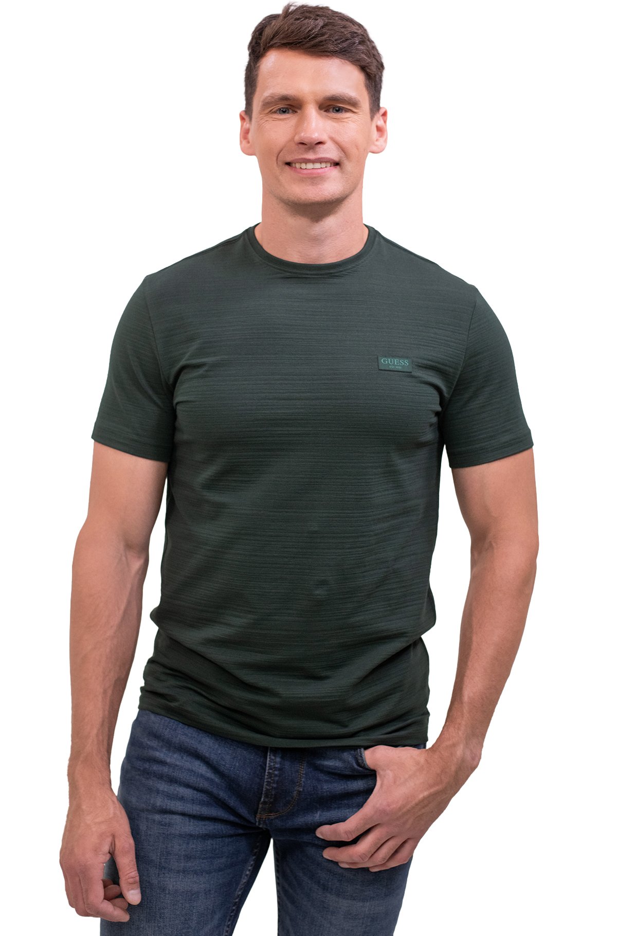 CN SS TEXTURED JERSEY TEE ΜΠΛΟΥΖΑ ΑΝΔΡΙΚΟ | GREEN