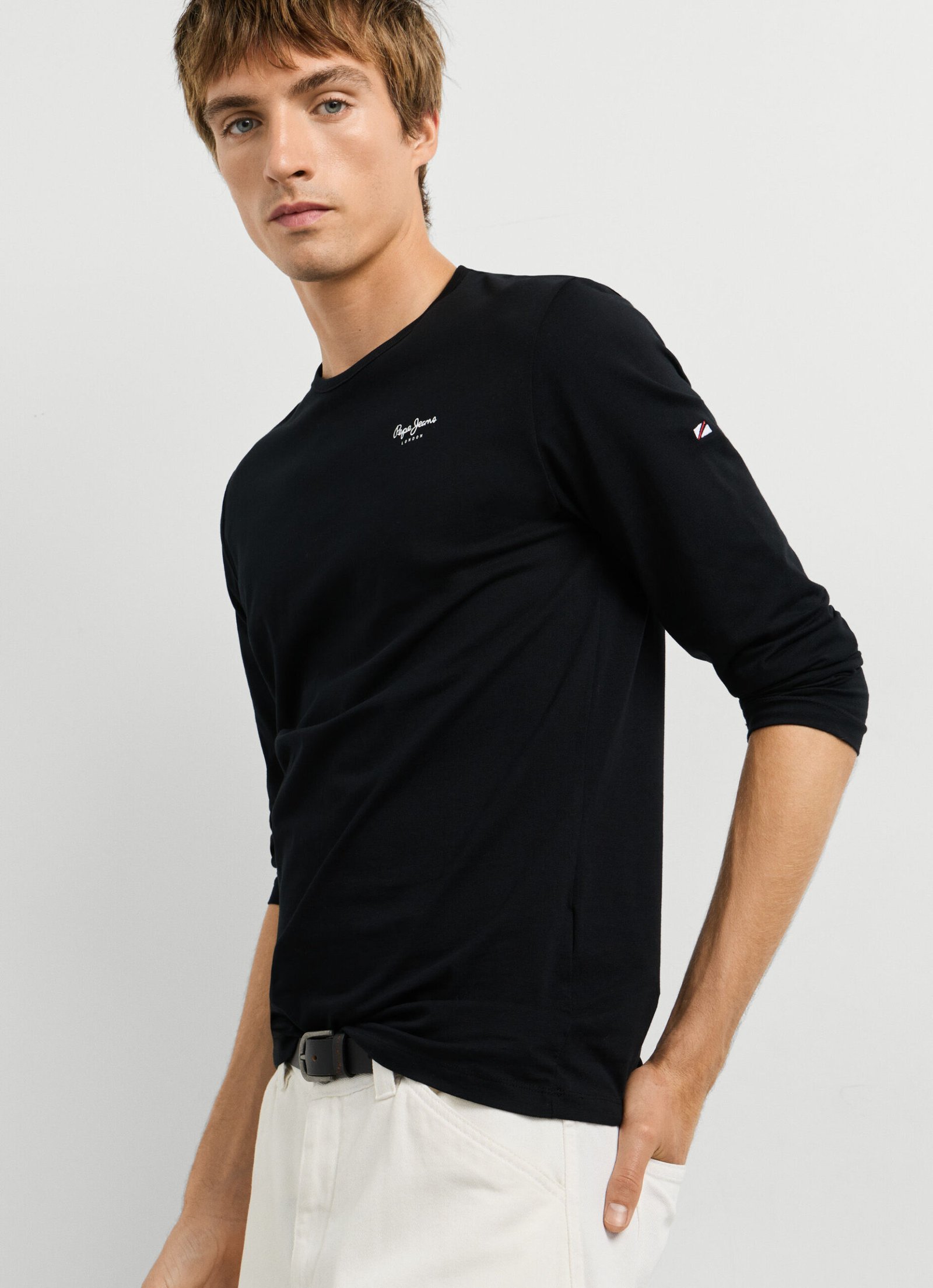 ORIGINAL BASIC 2 LONG ΜΠΛΟΥΖΑ ΑΝΔΡΙΚΟ | BLACK