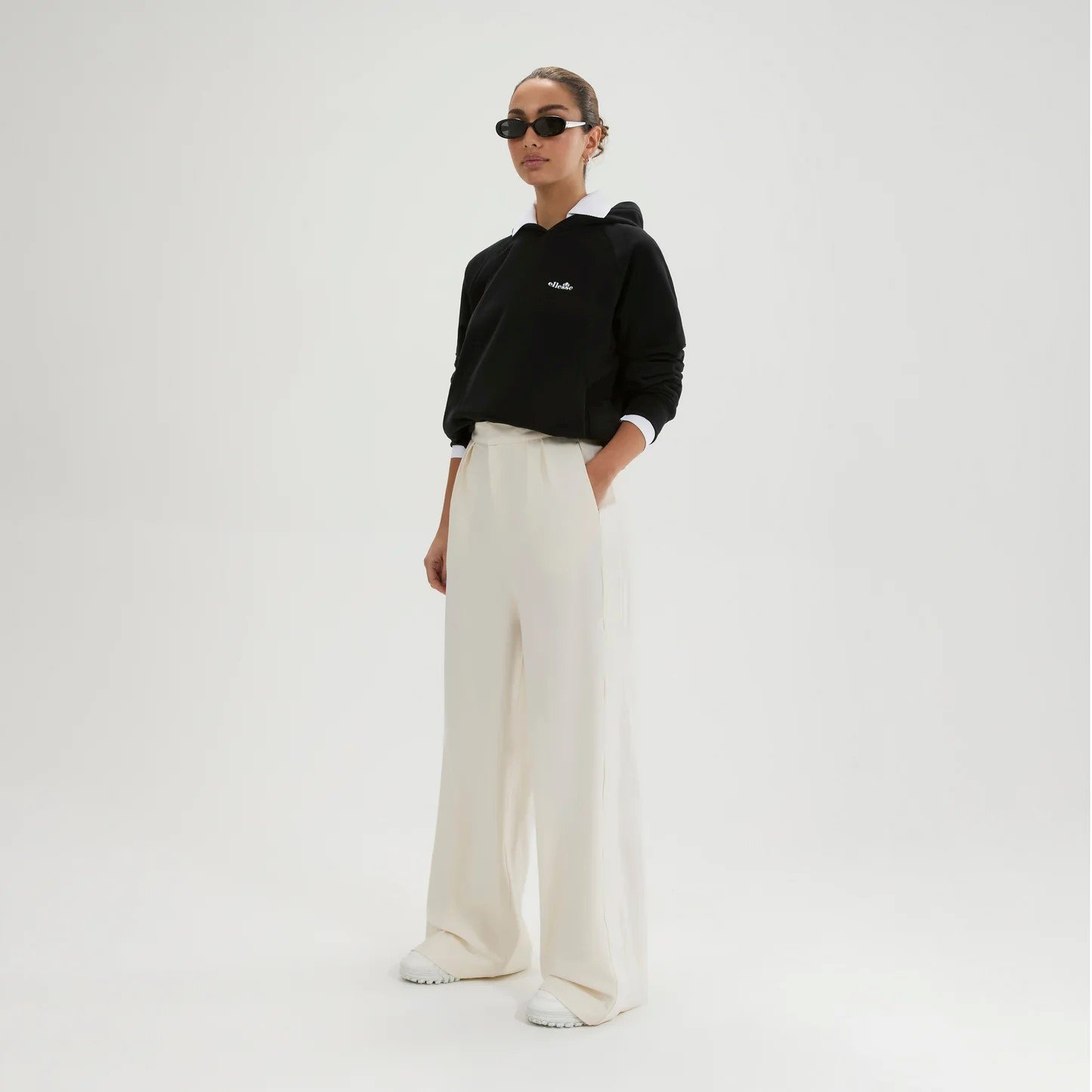 ESSENTIALS LISCIA OH HOODIE ΦΟΥΤΕΡ ΓΥΝΑΙΚΕΙΟ | BLACK