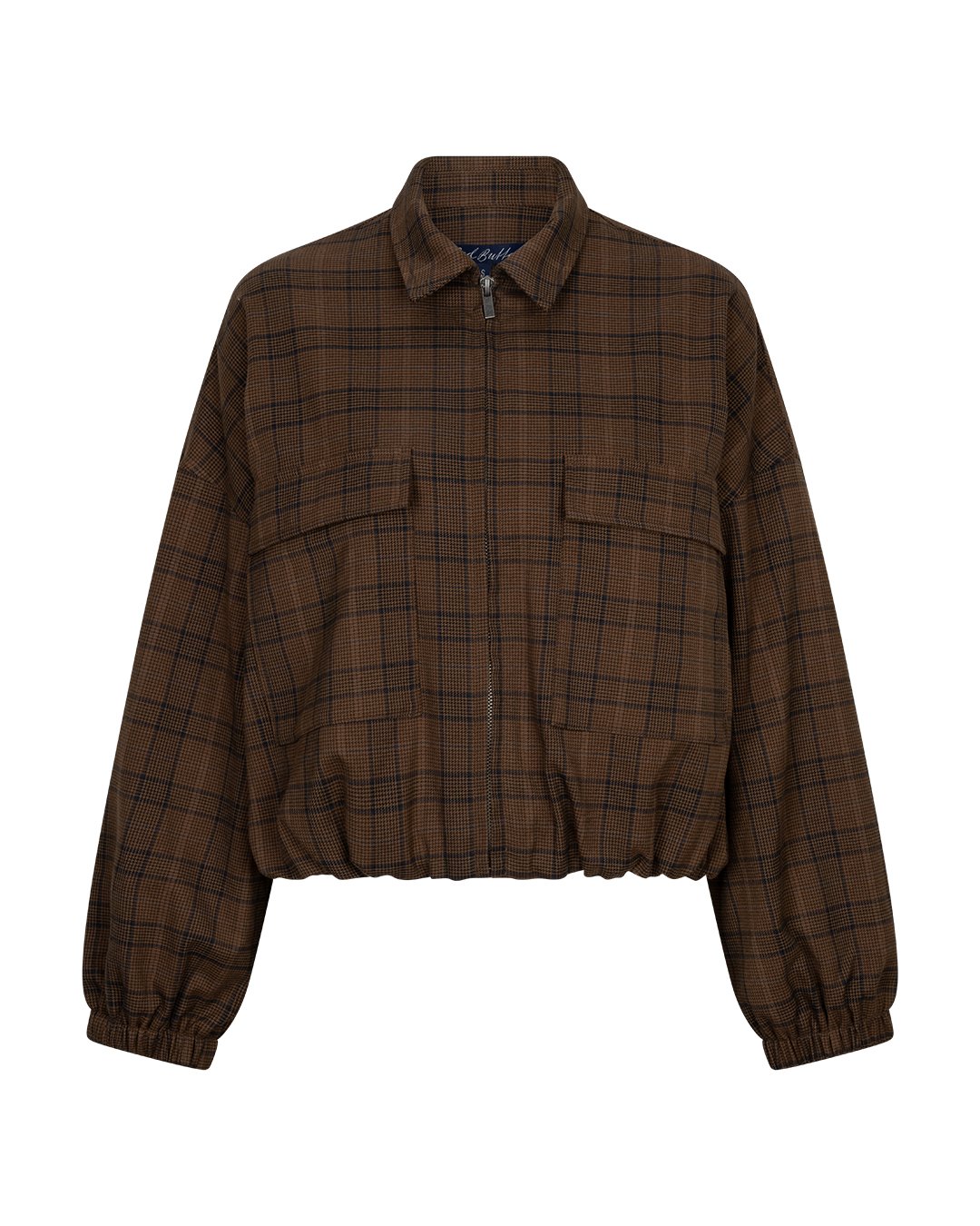 CHECK JACKET | BROWN
