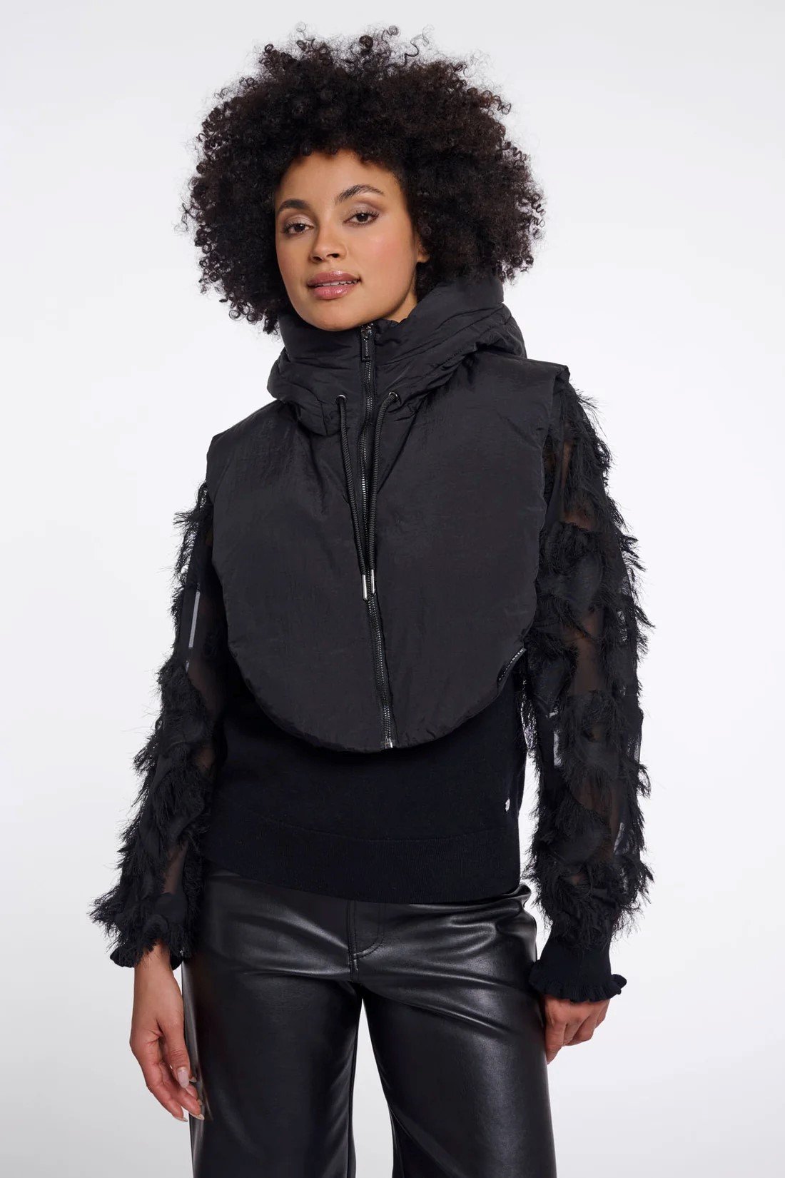 PADDED BIB | BLACK