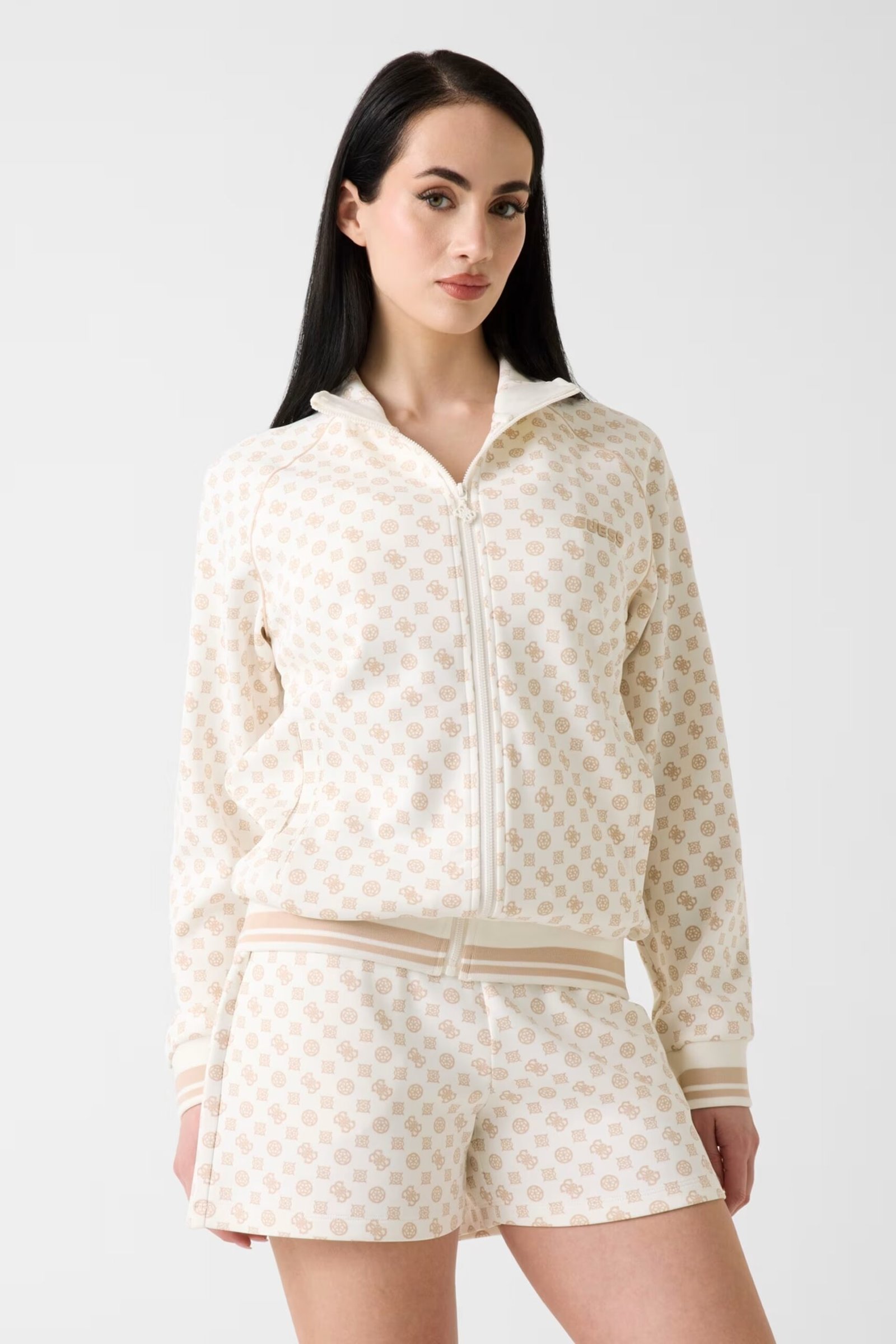 AGGIE FULL ZIP SWEATSHIRT ΦΟΥΤΕΡ ΓΥΝΑΙΚΕΙΟ | OFF WHITE