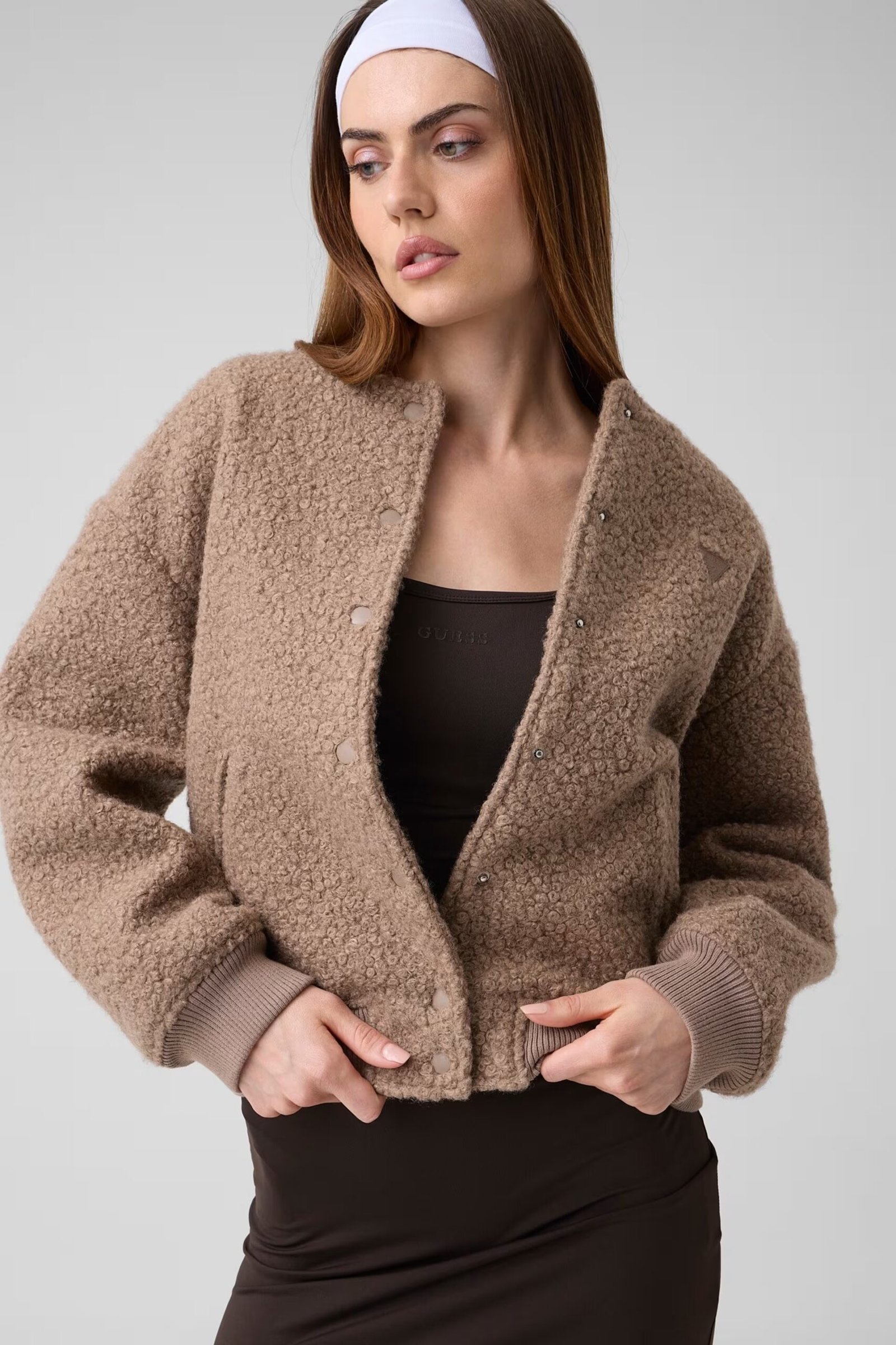 AZHA SHERPA BOMBER ΜΠΟΥΦΑΝ ΓΥΝΑΙΚΕΙΟ | BEIGE