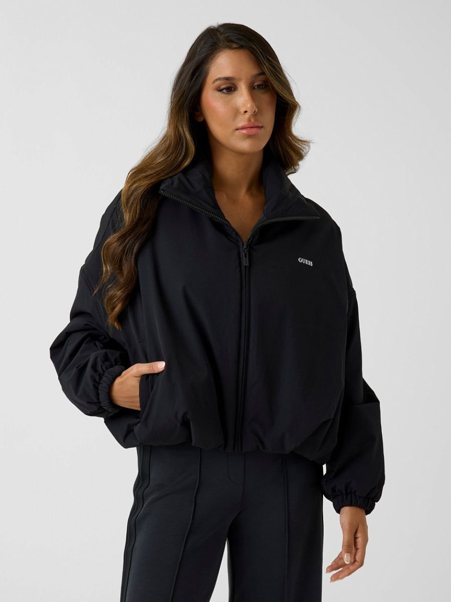 RHEA PADDED ZIP JACKET ΜΠΟΥΦΑΝ ΓΥΝΑΙΚΕΙΟ | BLACK