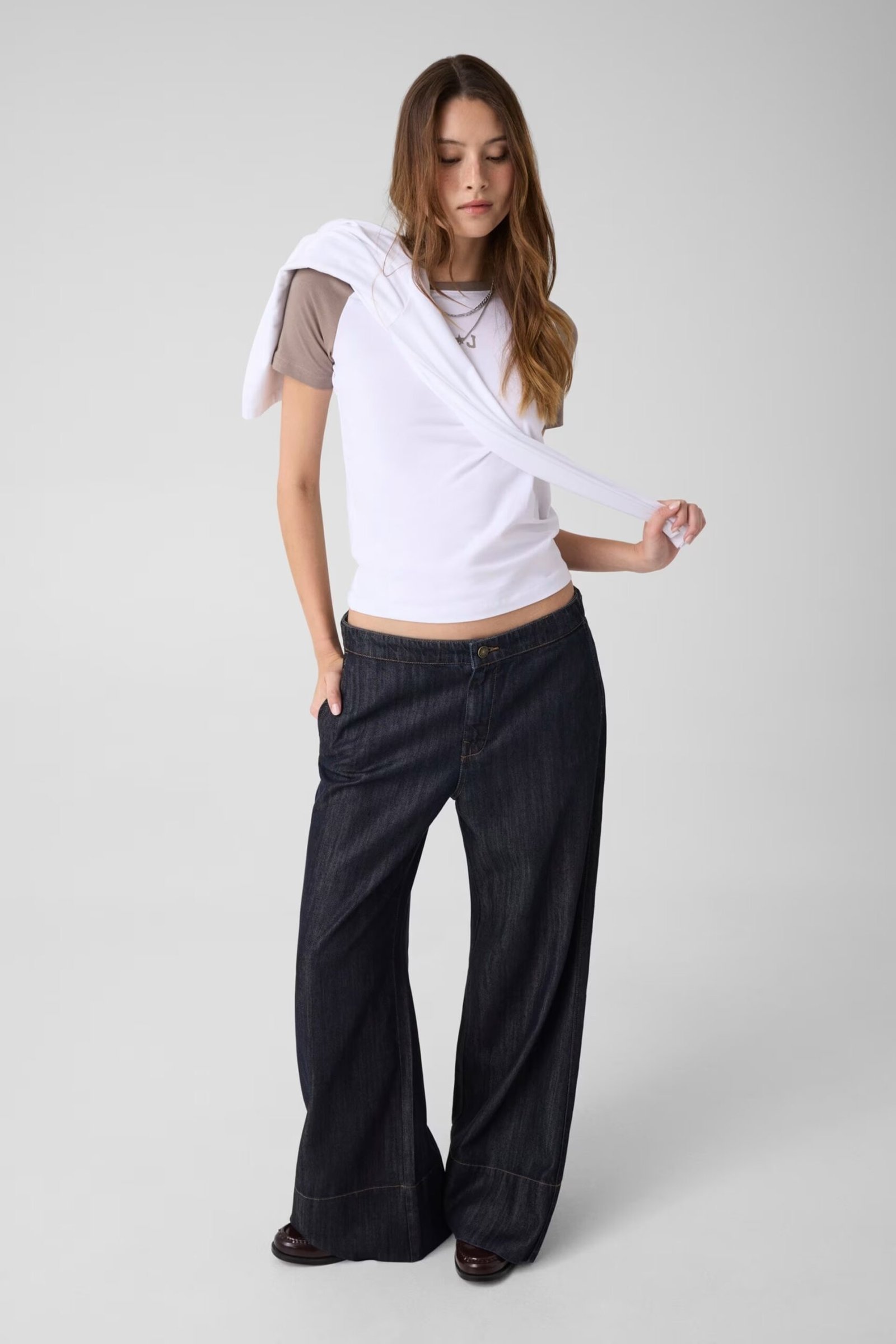GJ G13 LR EXTRA WIDE CHINO ΠΑΝΤΕΛΟΝΙ ΓΥΝΑΙΚΕΙΟ | DENIM