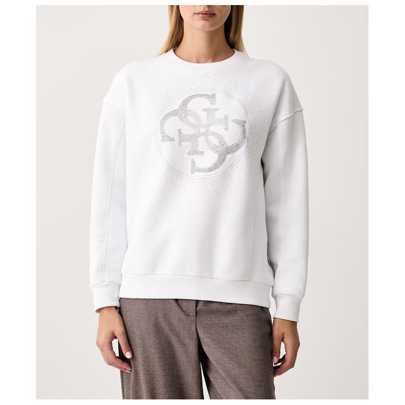 CN ROUND 4G DEGRADE  SWEATSHIR ΦΟΥΤΕΡ ΓΥΝΑΙΚΕΙΟ | WHITE