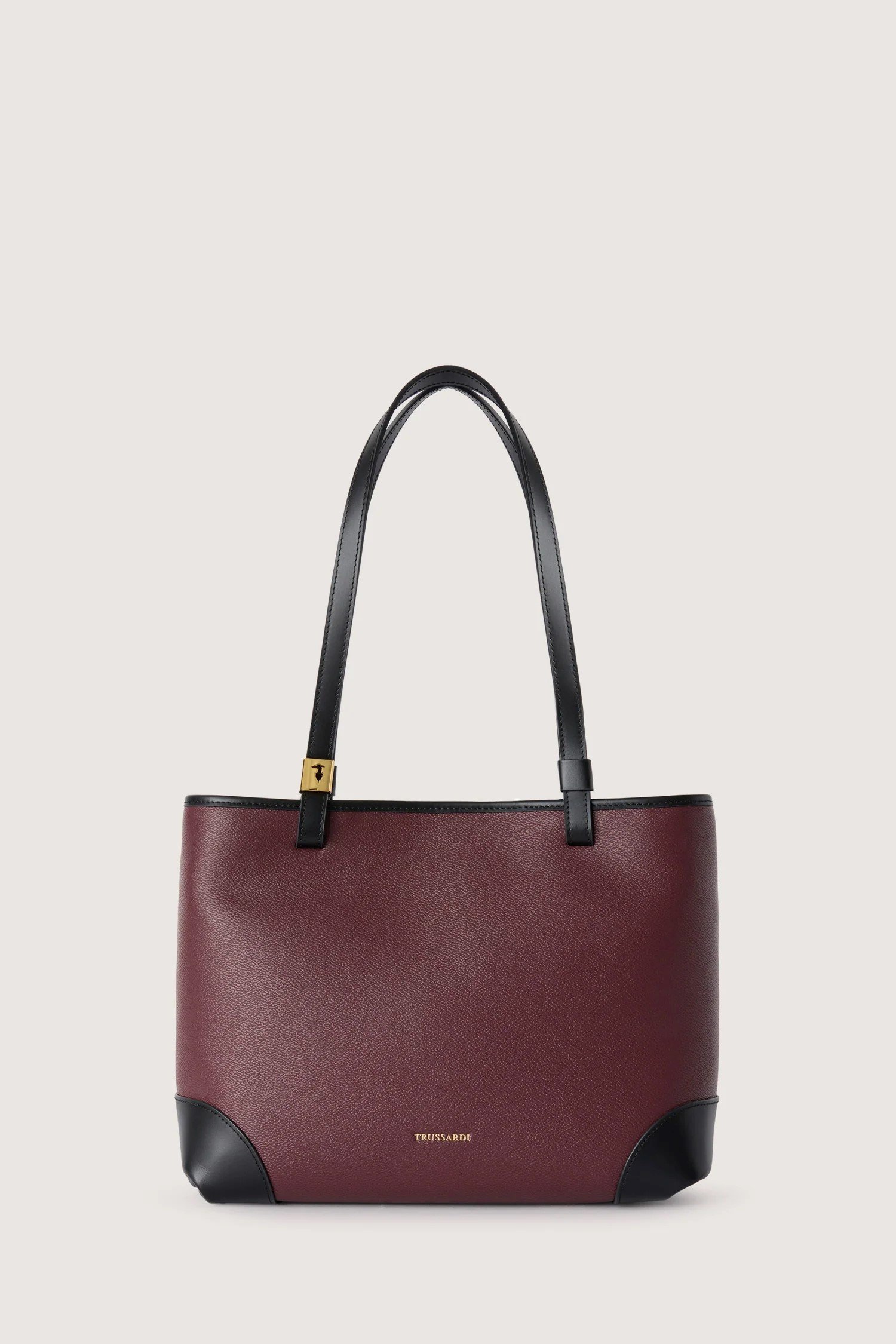 PIAZZA SHOPPER -  CRESPO + LEATHER | BORDEAUX