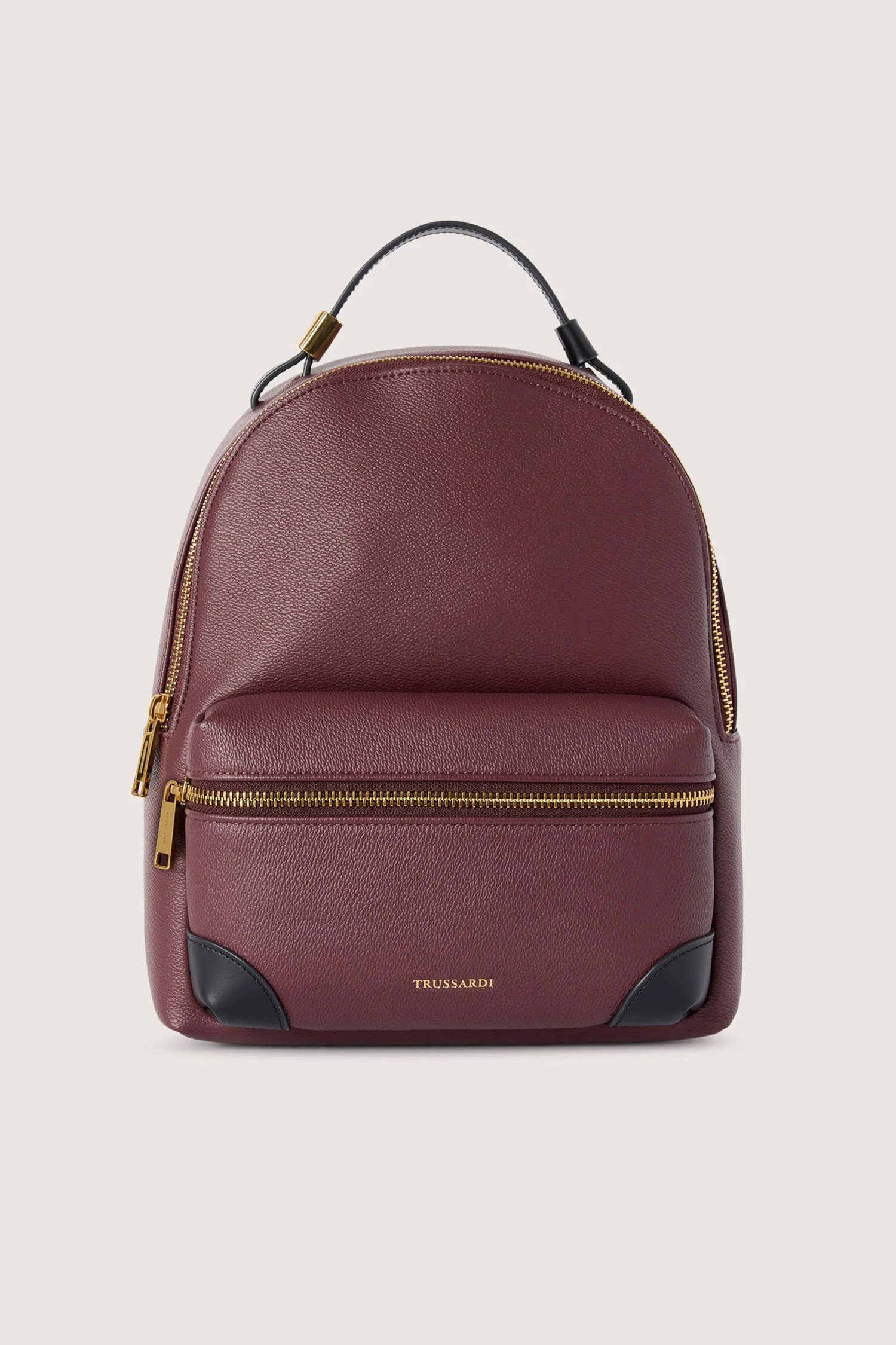 PIAZZA BACKPACK MD - CRESPO + LEATHER | BORDEAUX